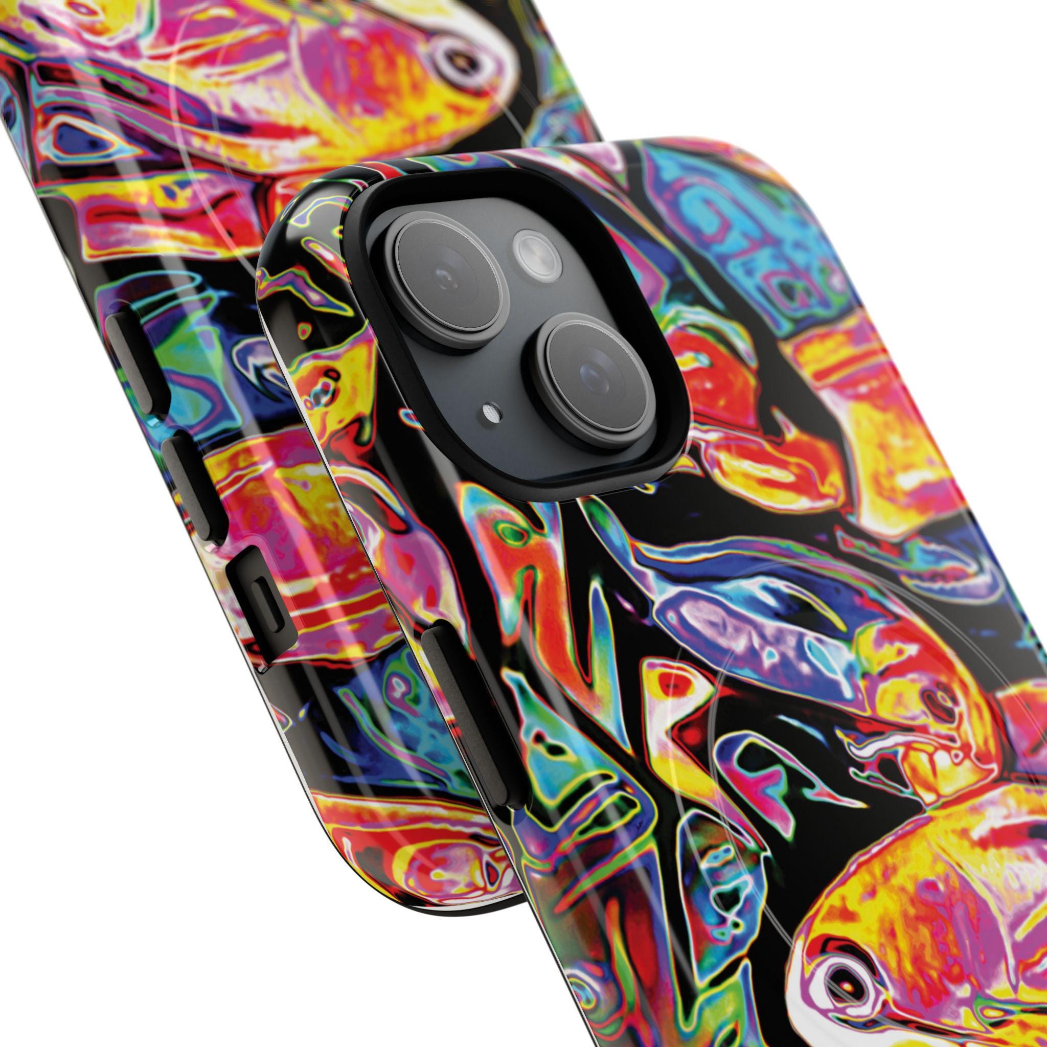 Busy Day iPhone Magnetic Case - Walt Smith Fiji Ocean Art - Supports ADE Reef Restoration