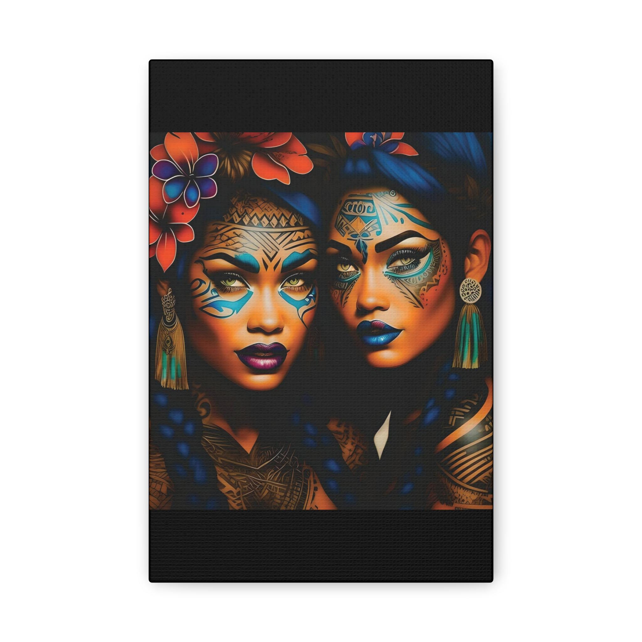 Painted Ladies Canvas Wall Art