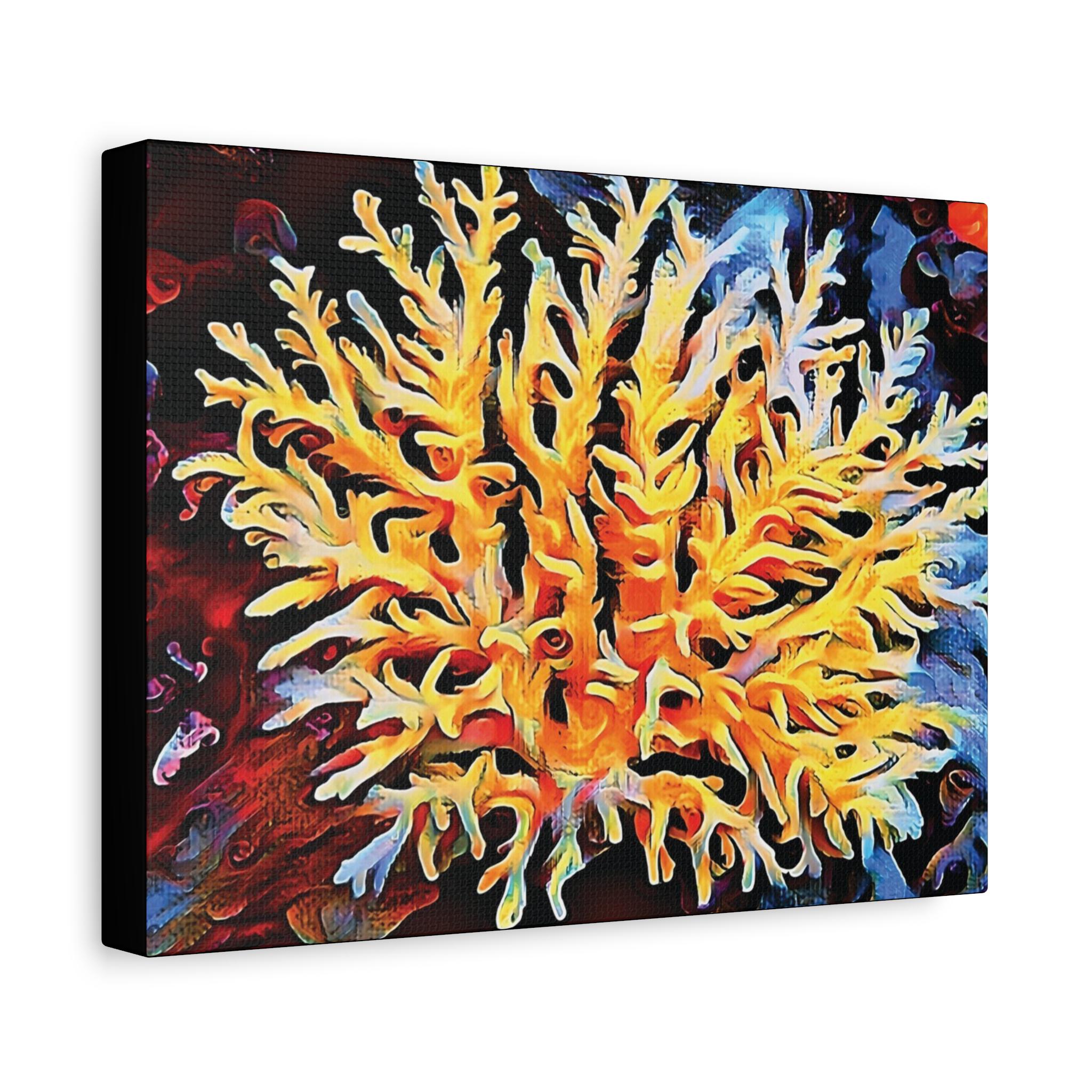 Gold Striker Canvas Wall Art