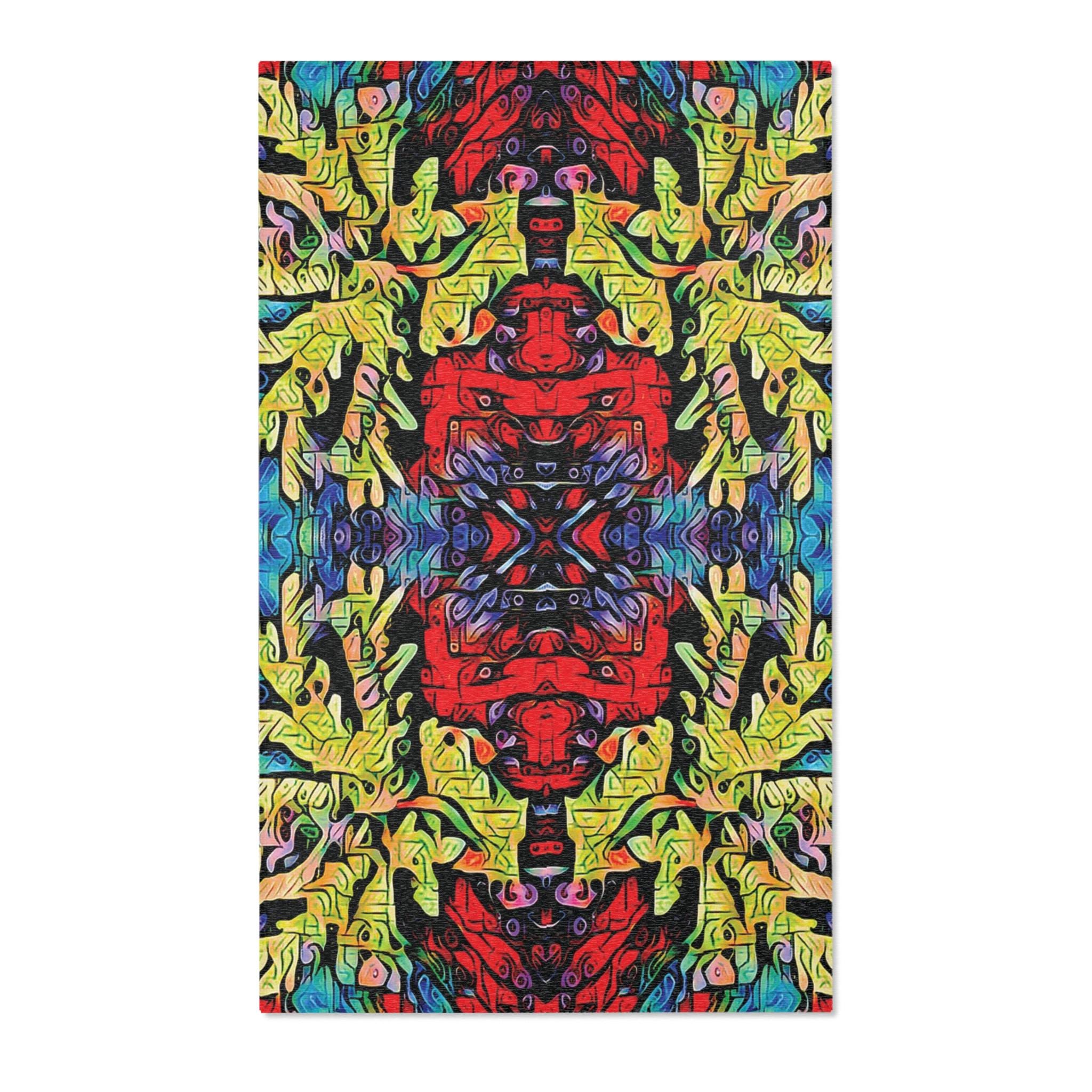 Yellow Branch Area Rug