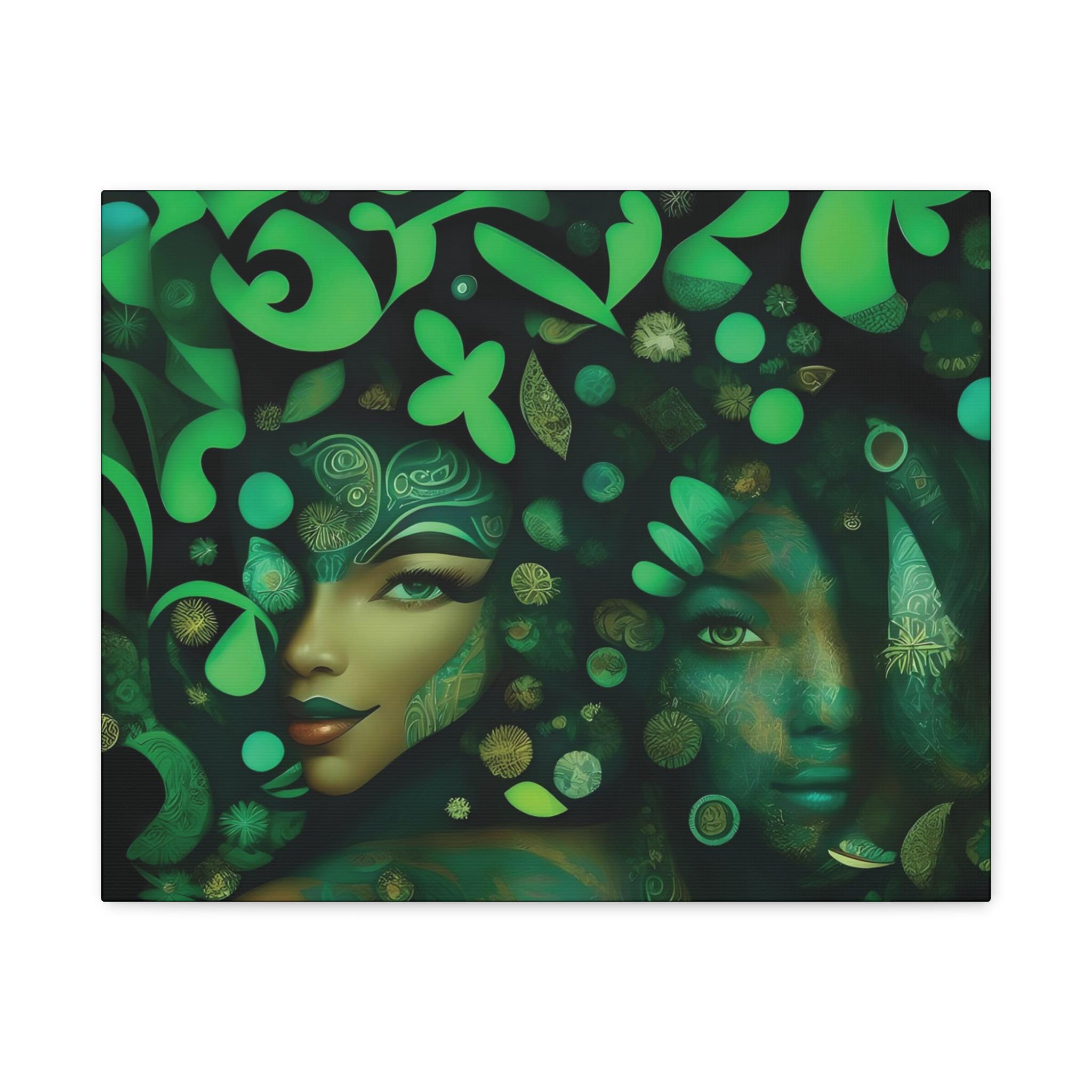Opposites Attract Canvas Wall Art