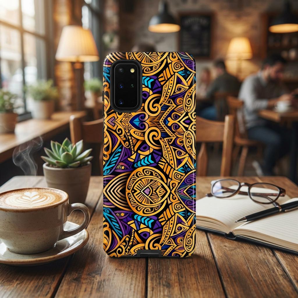 Gold Indo Android Tough Case - Walt Smith Fiji Ocean Art - Supports ADE Reef Restoration