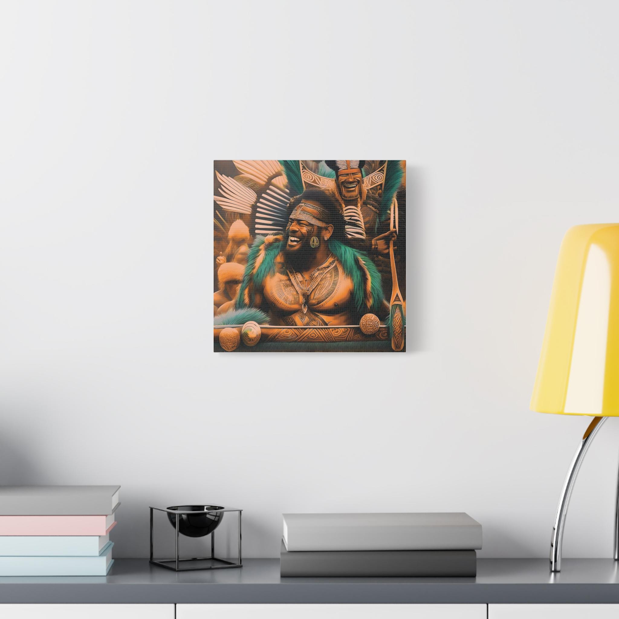 Laughing Cheif - Canvas Wall Art