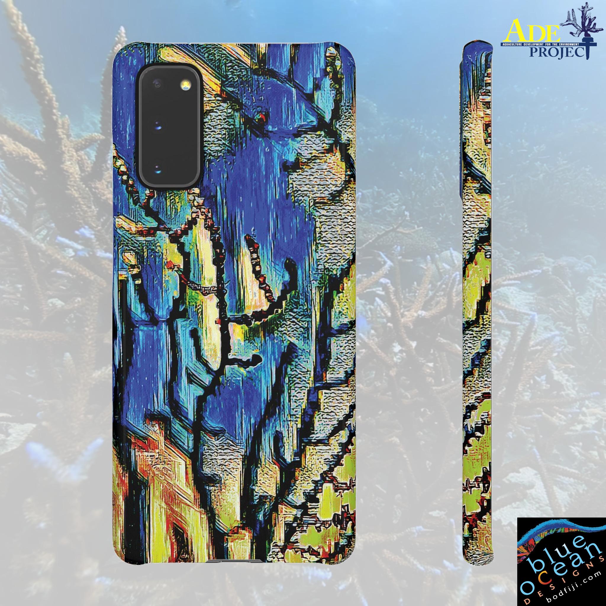Deep Fan Android Snap Case - Walt Smith Fiji Ocean Art - Supports ADE Reef Restoration