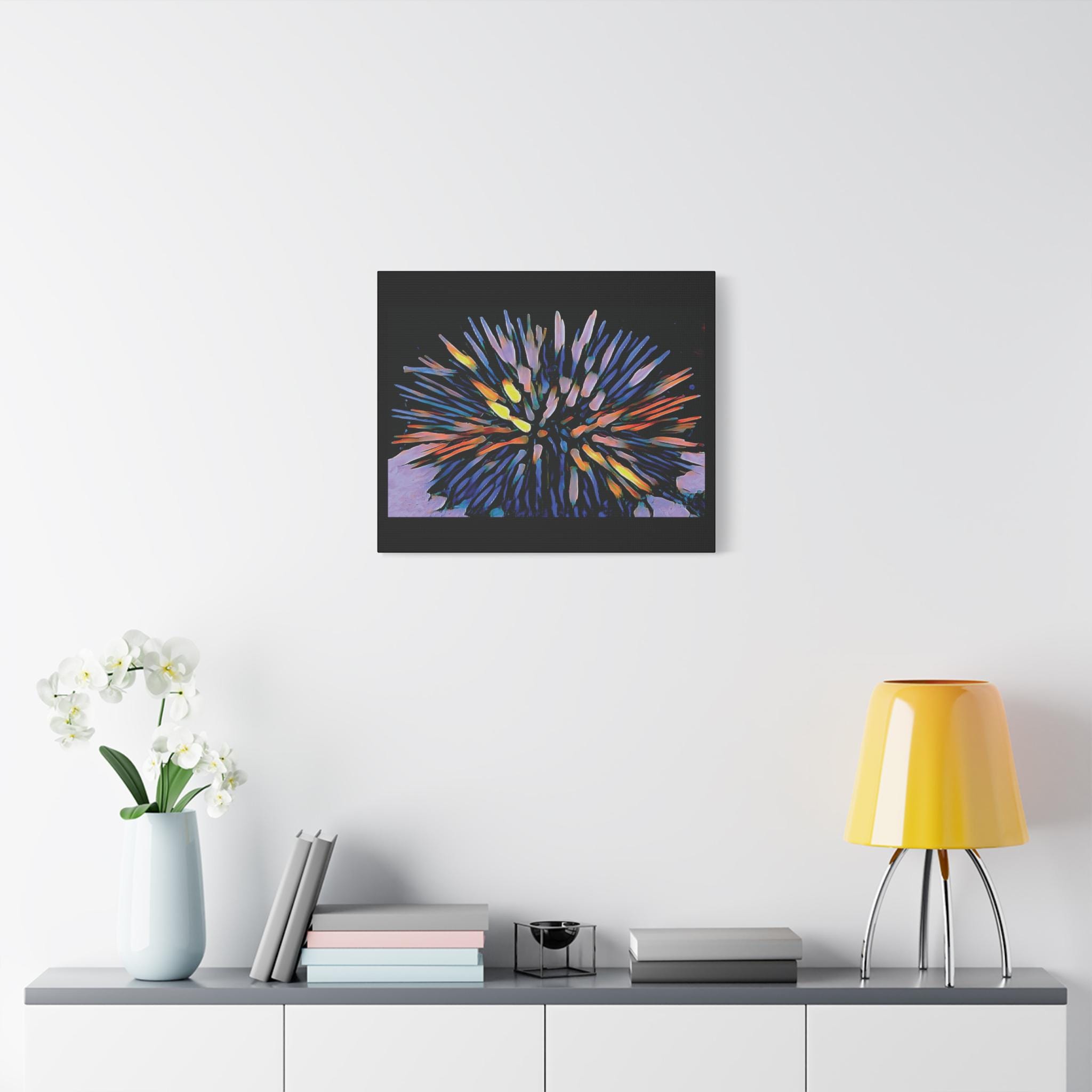 Hello Spike Canvas Wall Art