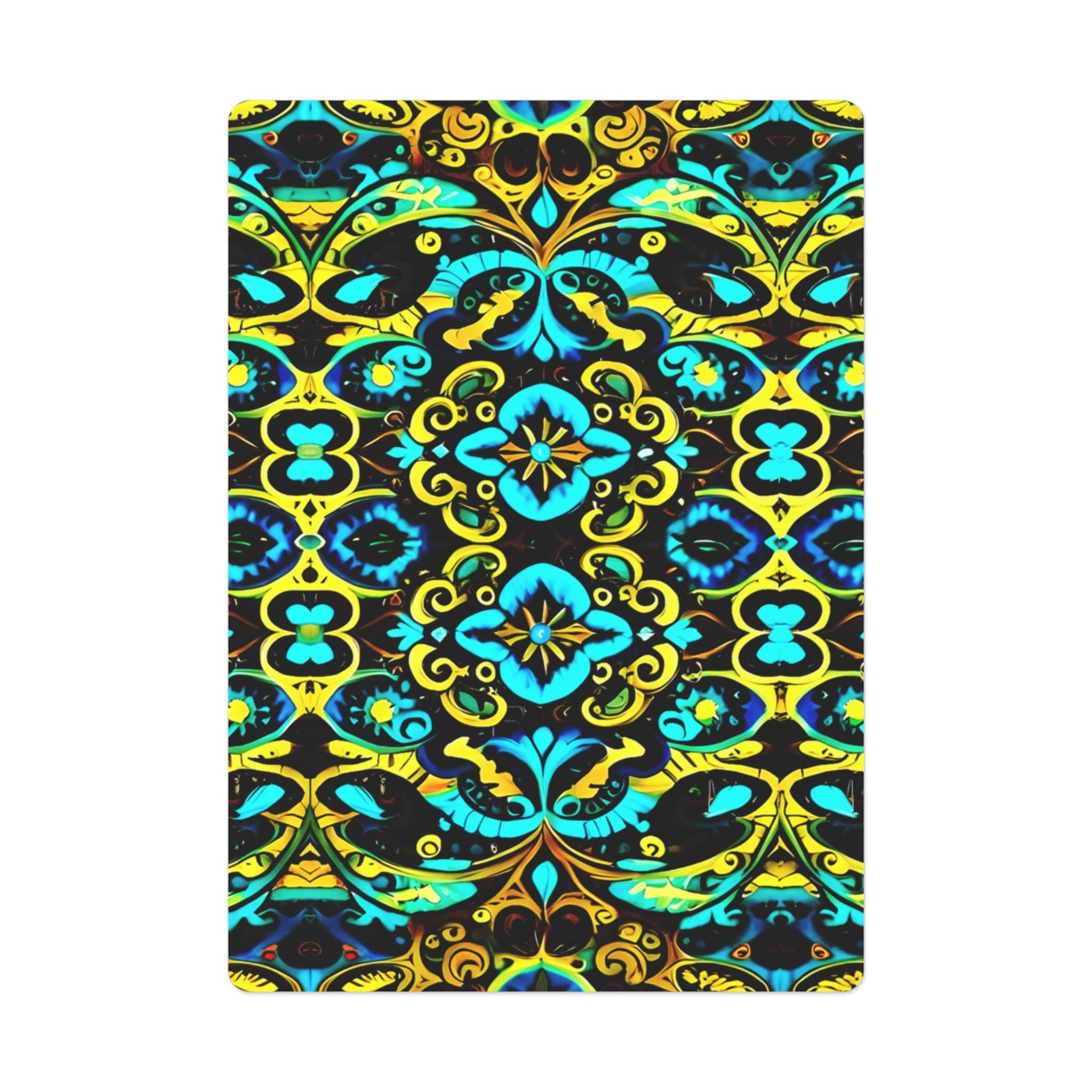 Blue Lace E - Poker Cards