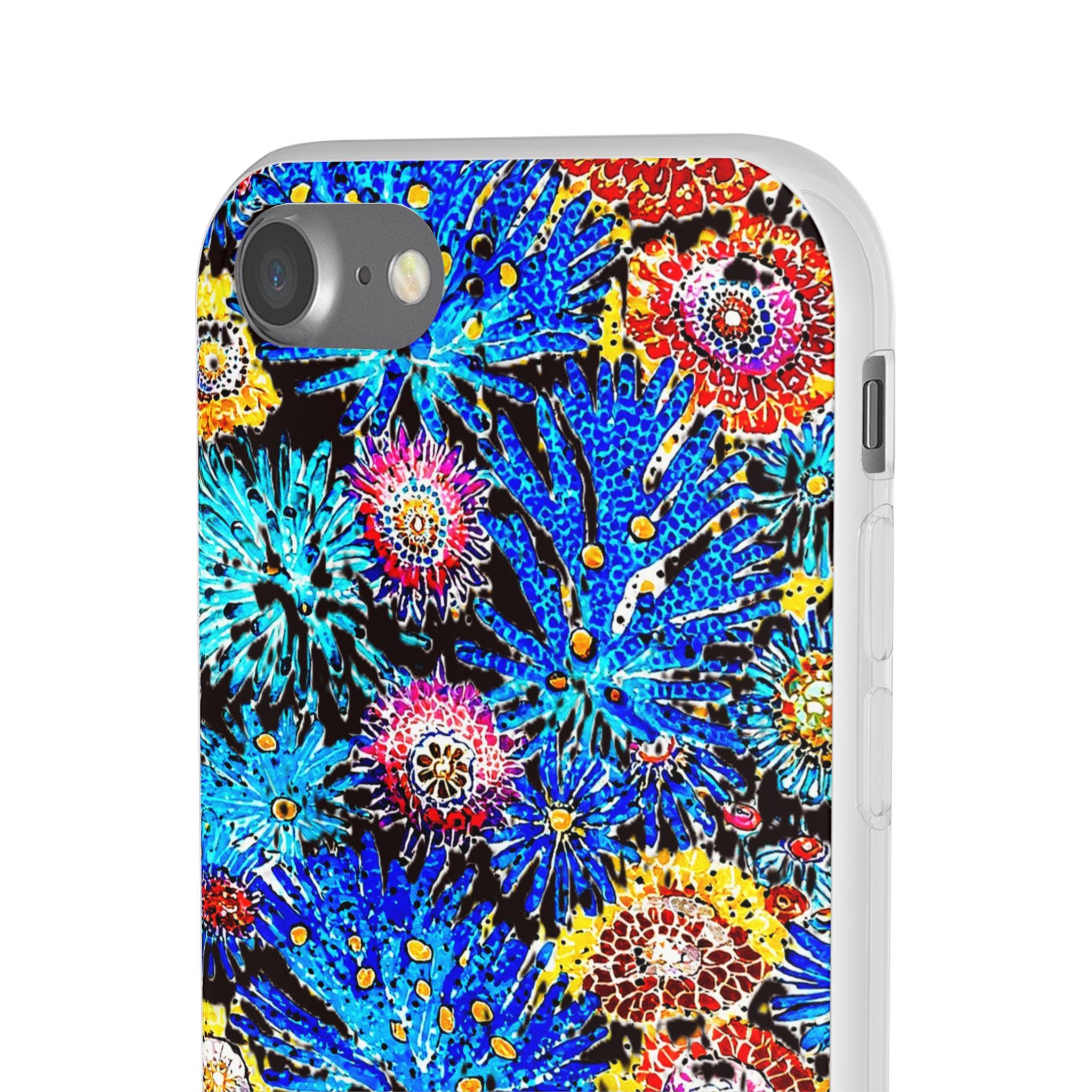 Coral Explosion iPhone Flexi Case - Walt Smith Fiji Ocean Art - Supports ADE Reef Restoration
