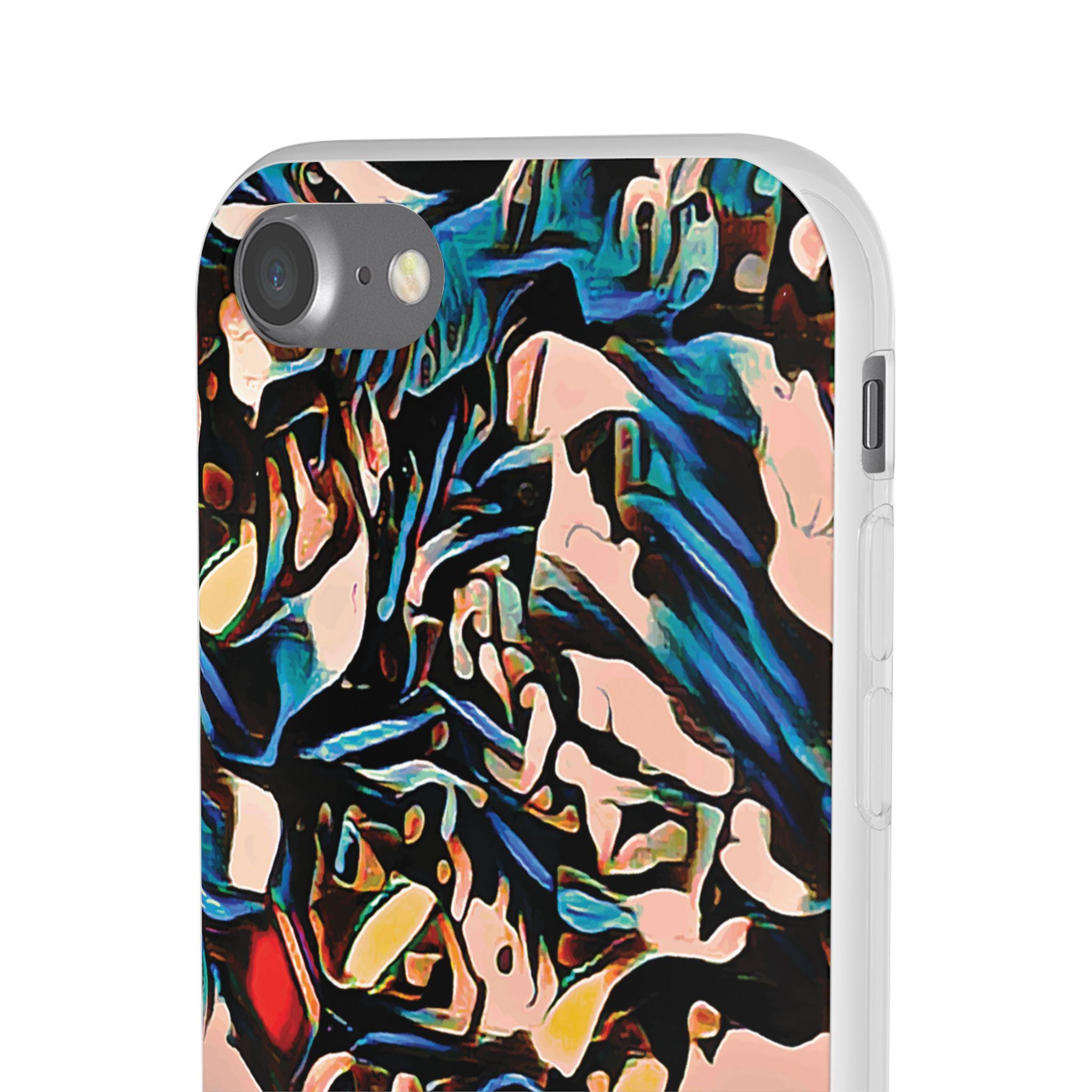 Black Rose iPhone Flexi Case - Walt Smith Fiji Ocean Art - Supports ADE Reef Restoration