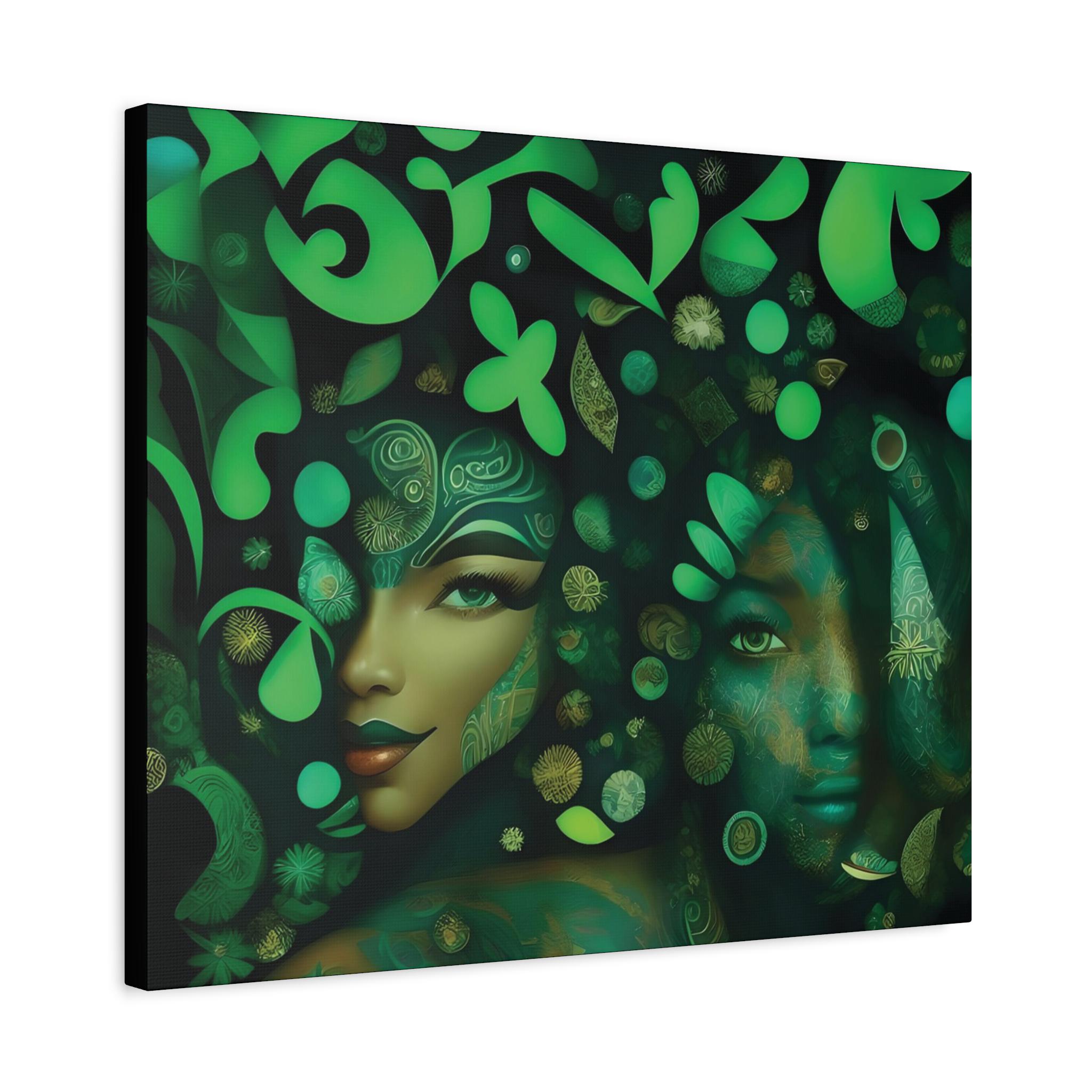 Opposites Attract Canvas Wall Art