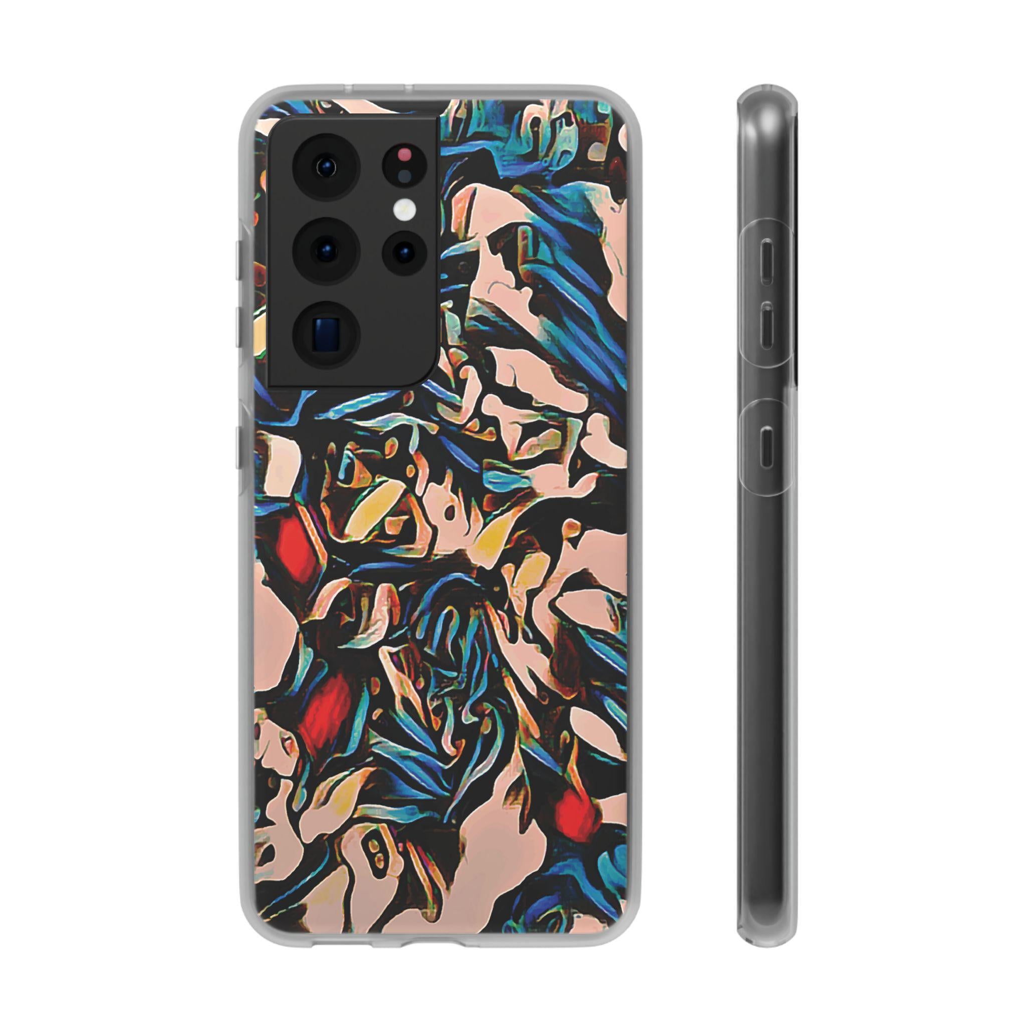 Black Rose Android Flexi Case - Walt Smith Fiji Ocean Art - Supports ADE Reef Restoration