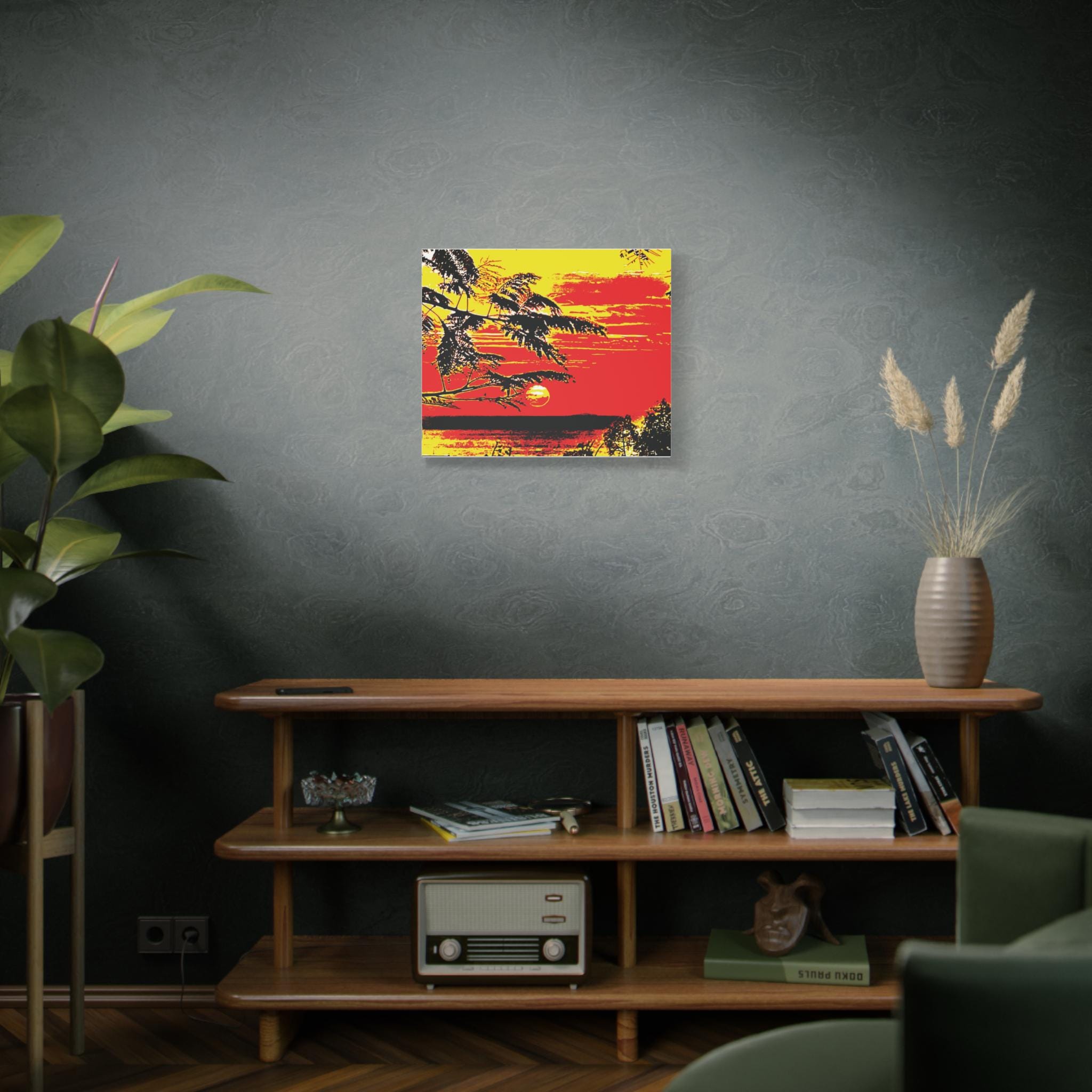 Red Night - Canvas Wall Art