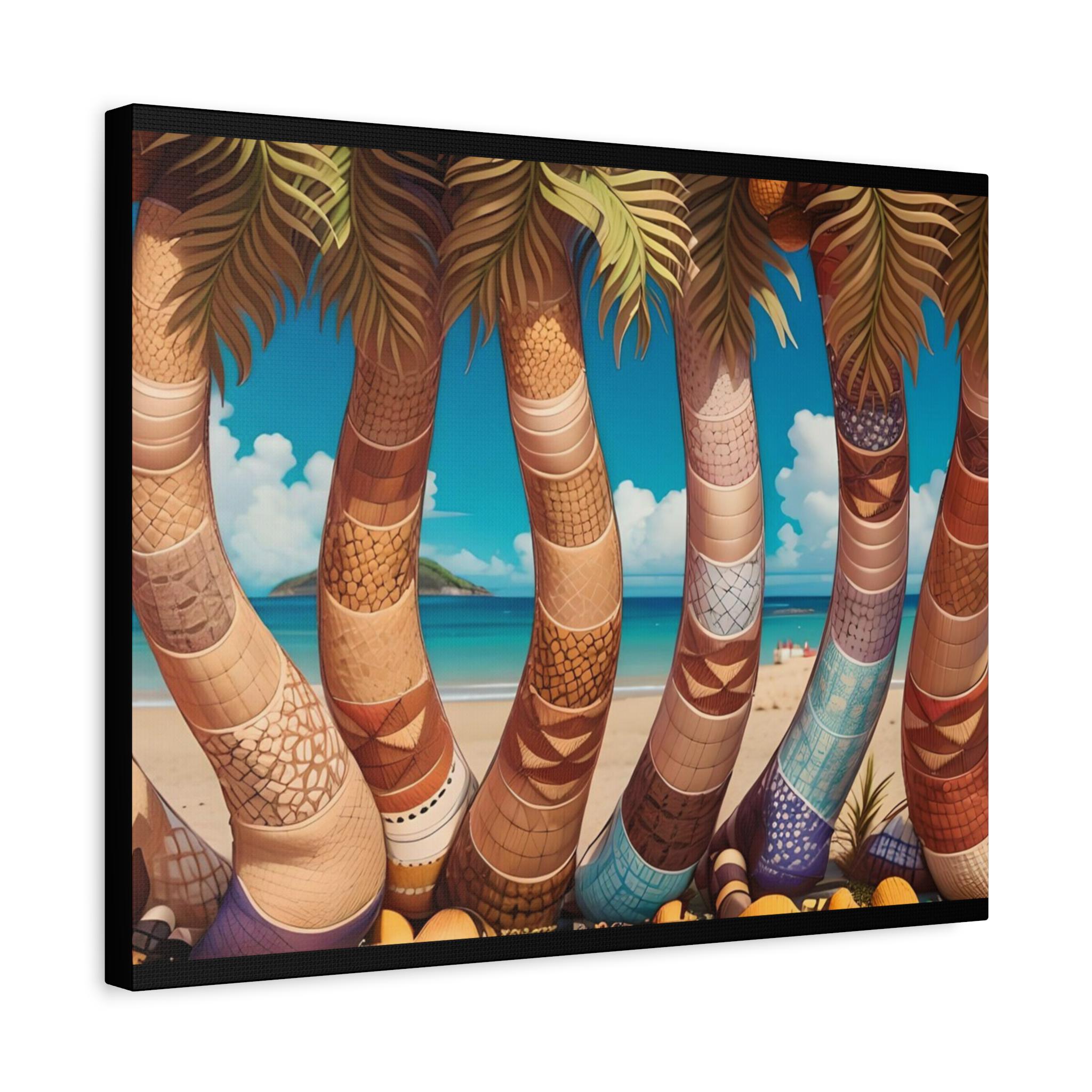 Happy Trees Canvas Wall Art