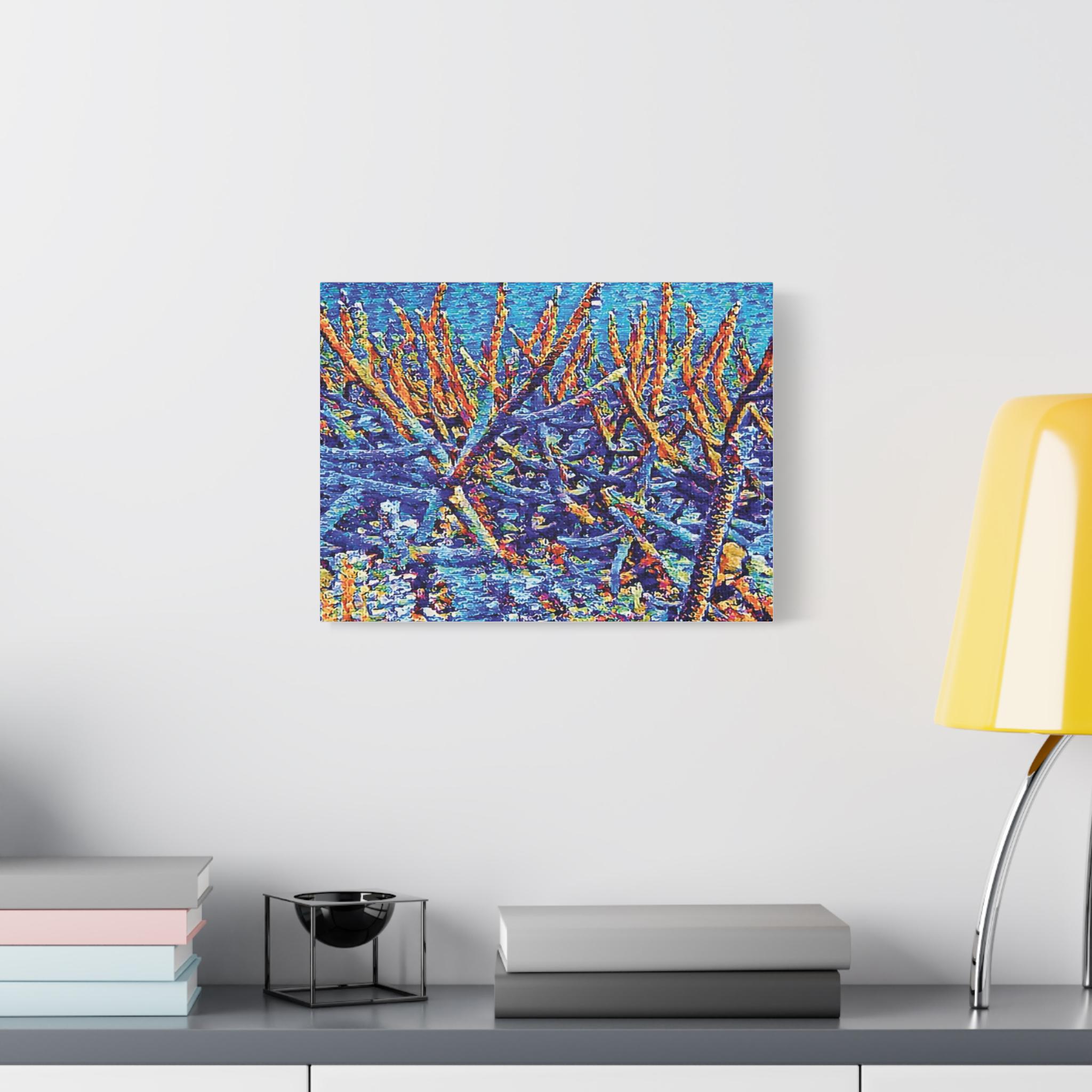 Stag Garden - Canvas Wall Art
