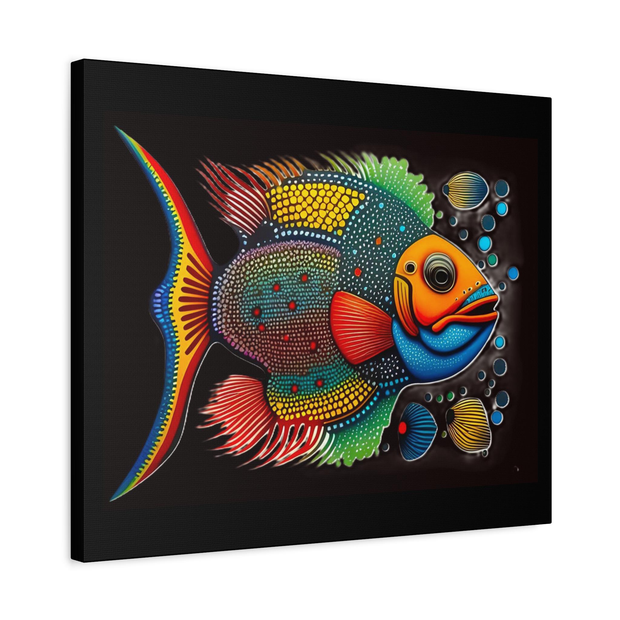 Abi Fish Canvas Wall Art