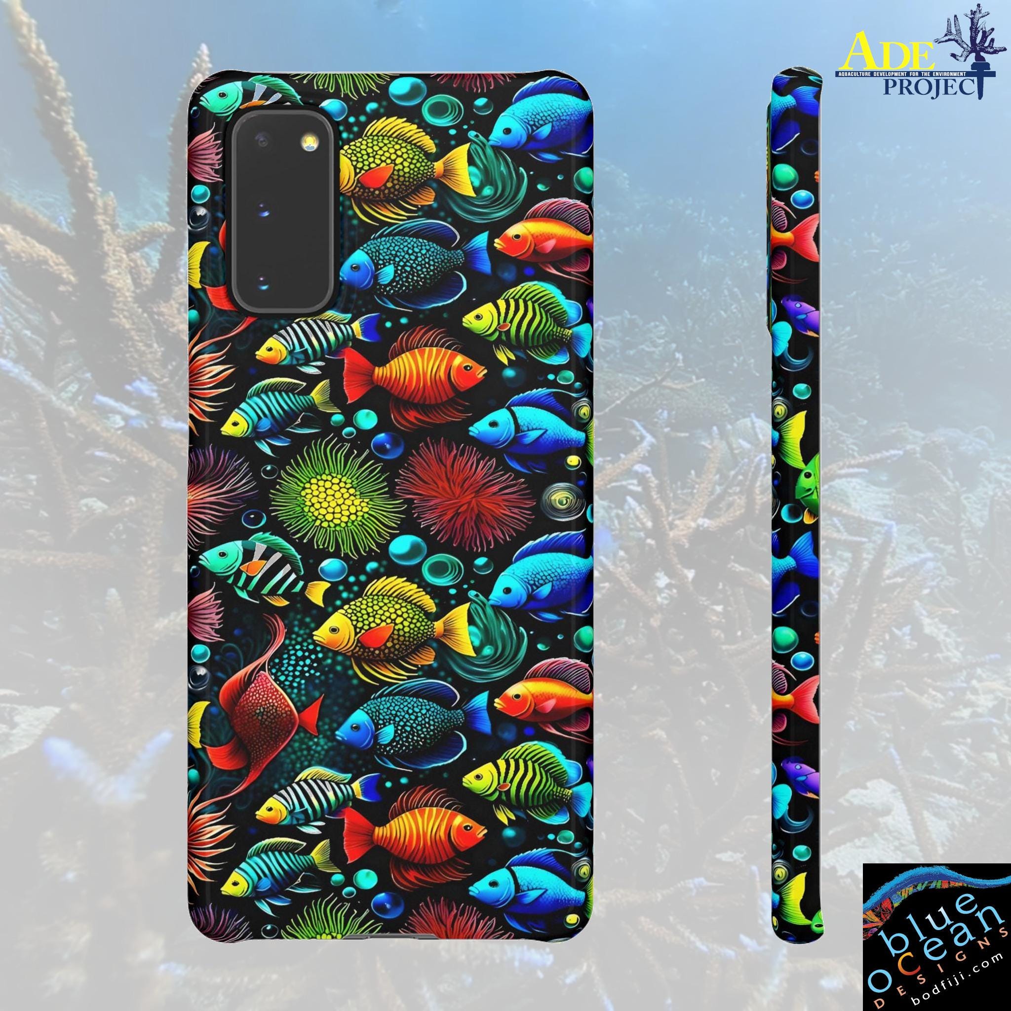 Something Fishy Android Snap Case - Walt Smith Fiji Ocean Art - Supports ADE Reef Restoration