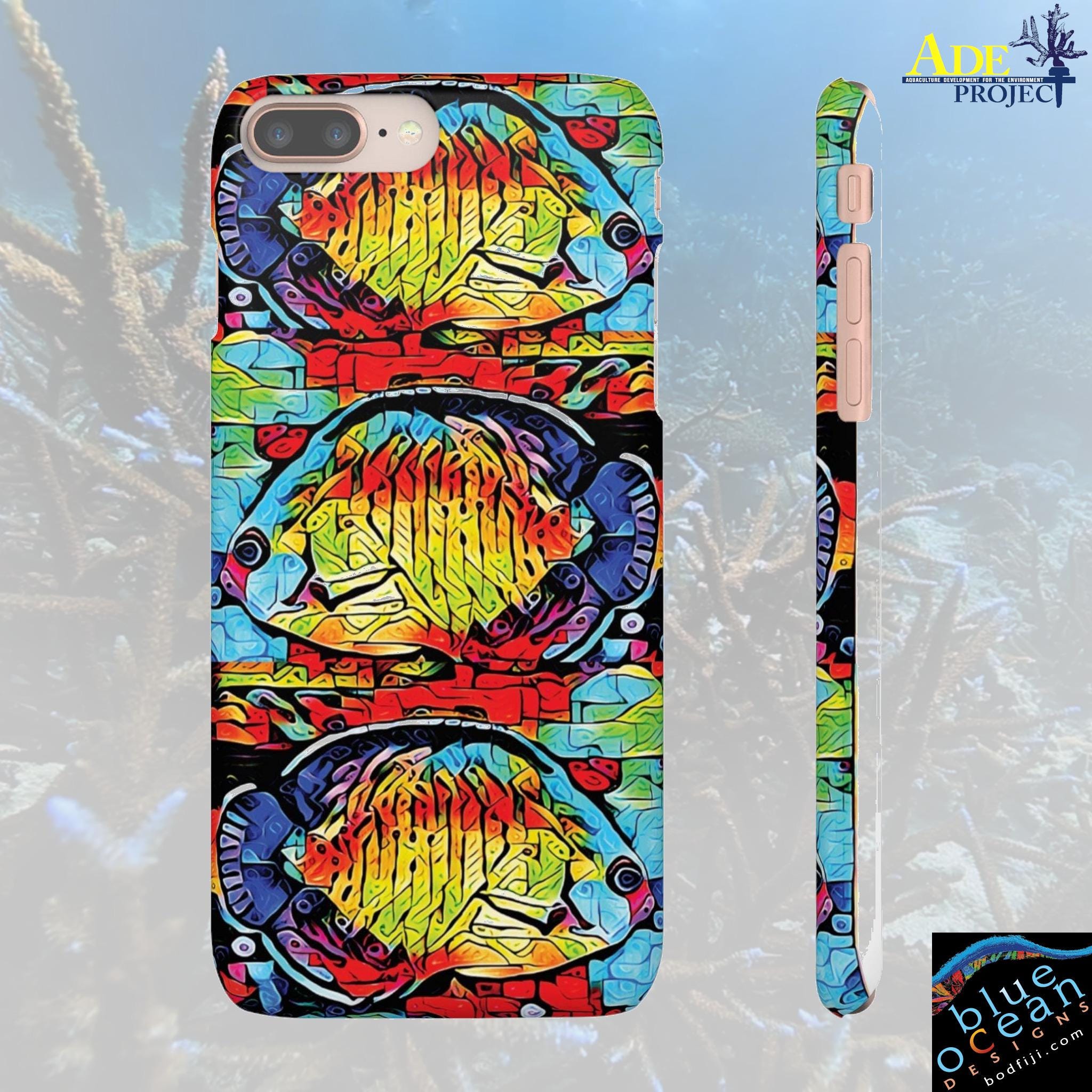 Coral Beauty iPhone Snap Case - Walt Smith Fiji Ocean Art - Supports ADE Reef Restoration