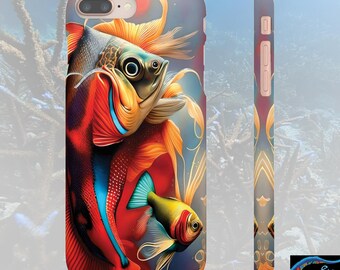 Mr Fish iPhone Flexible Hülle – Walt Smith Fidschi Ocean Art - Unterstützt ADE Reef Restoration