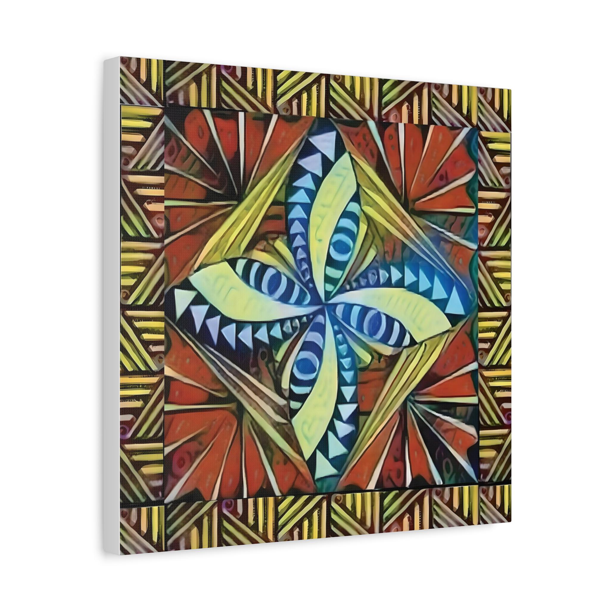 Tapa Border - Canvas Wall Art