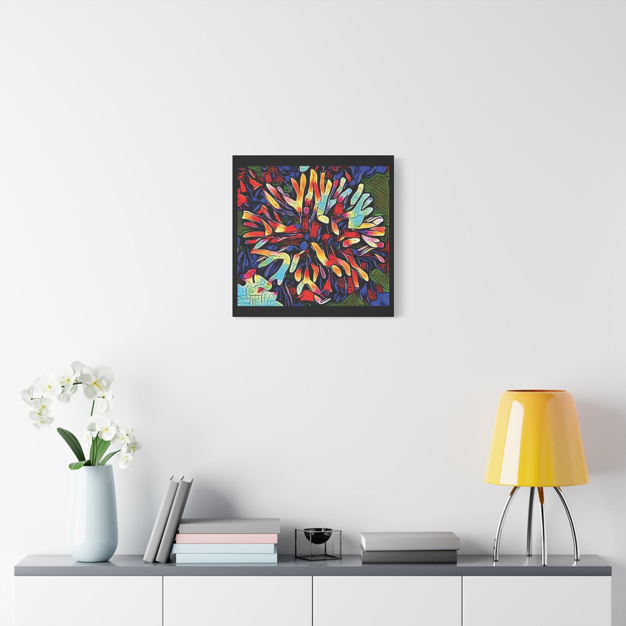 Coral Circus Canvas Wall Art