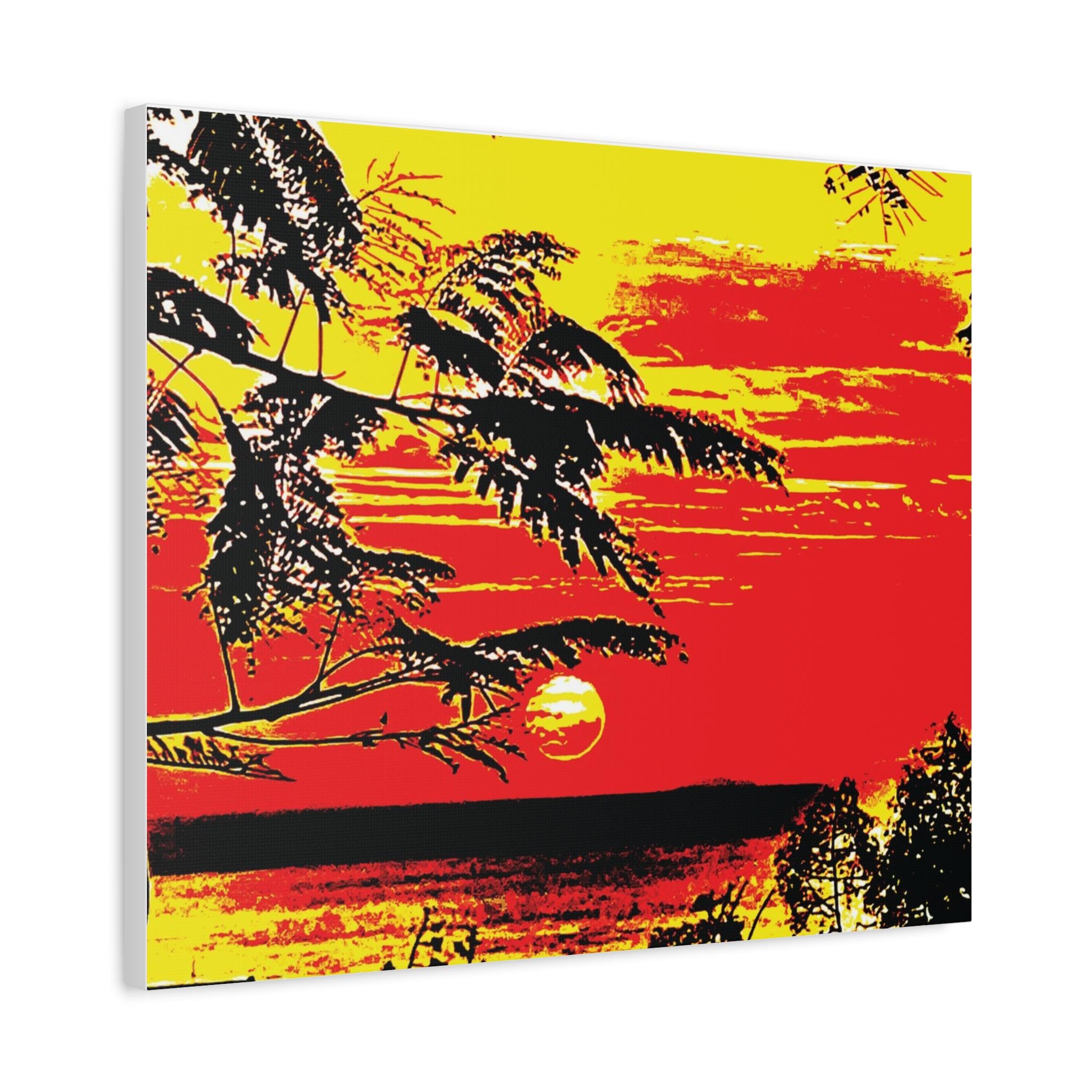Red Night - Canvas Wall Art
