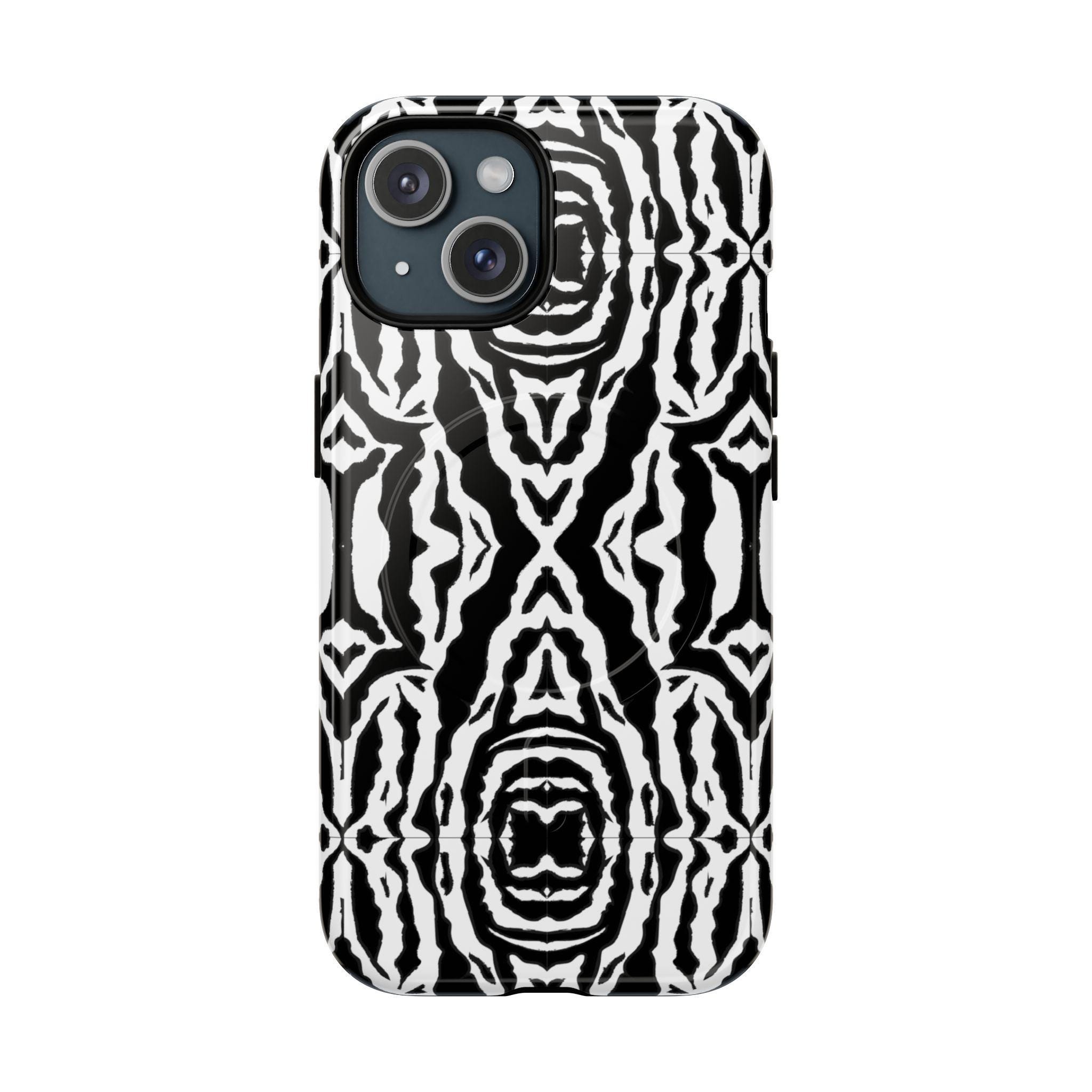 Zebra Confusion iPhone Magnetic Case - Walt Smith Fiji Ocean Art - Supports ADE Reef Restoration