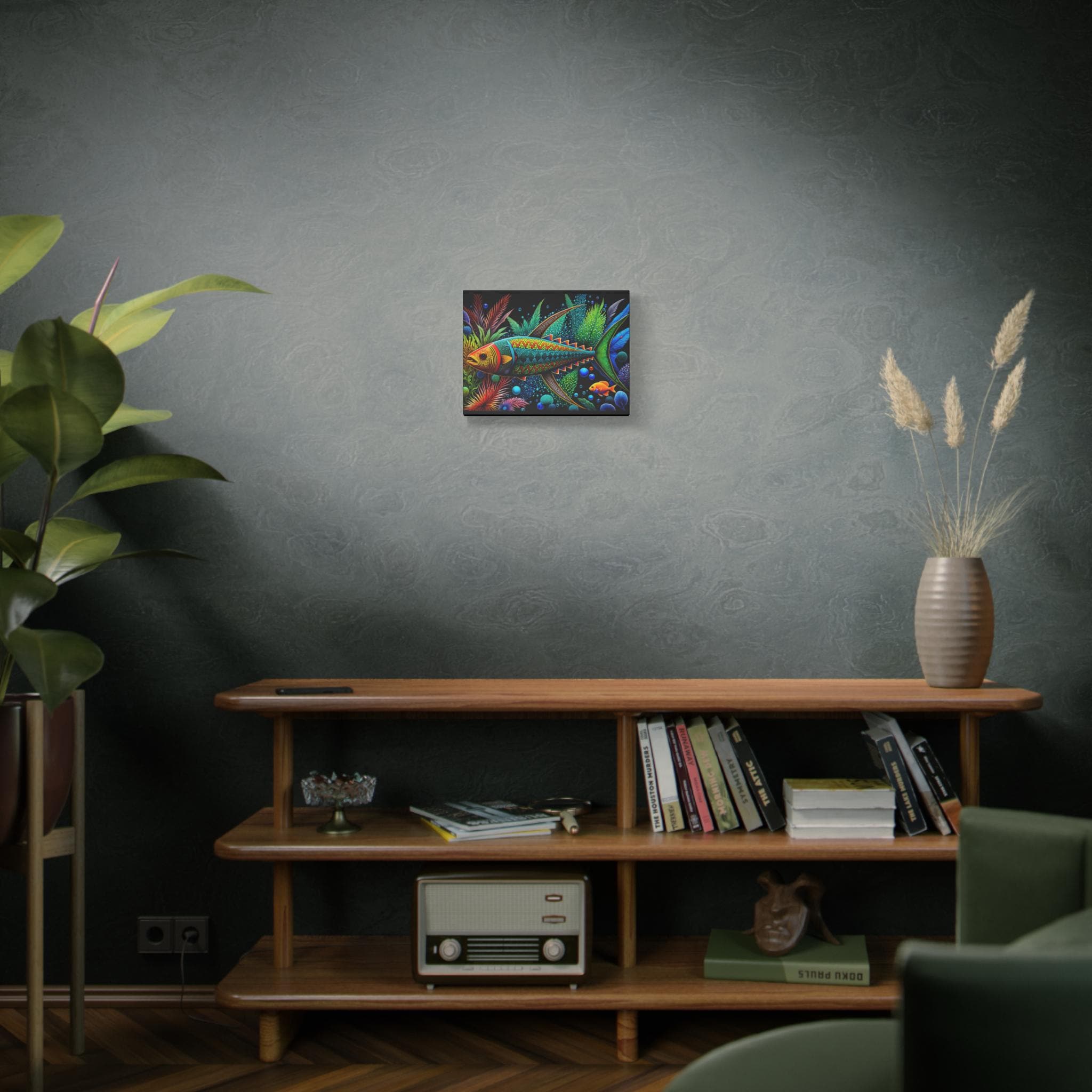 Abo Fish A - Canvas Wall Art