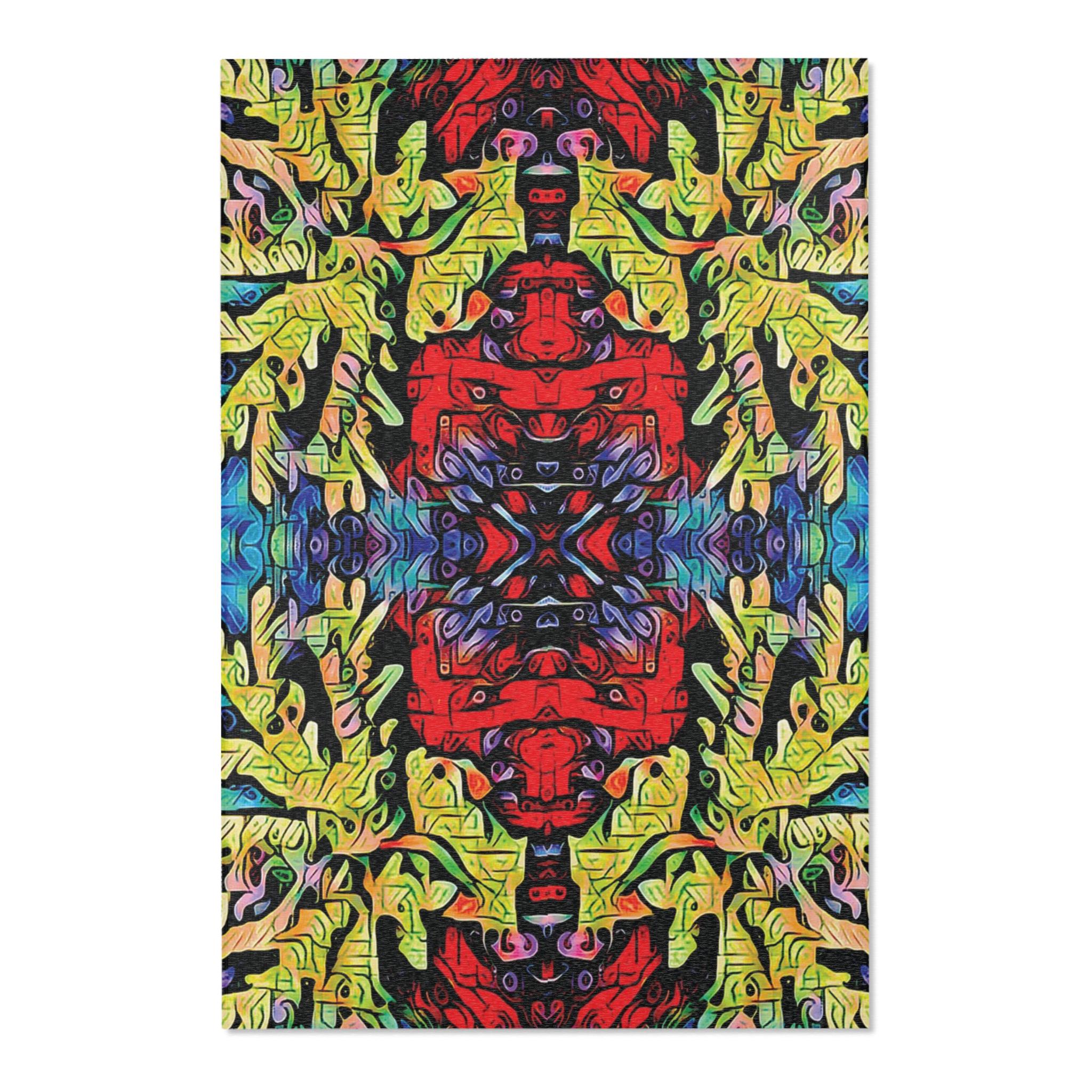 Yellow Branch Area Rug