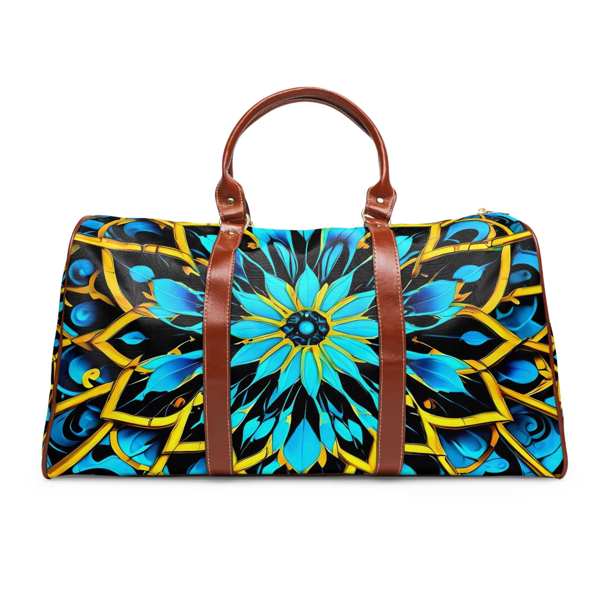 Blue Lace A - Waterproof Travel Bag