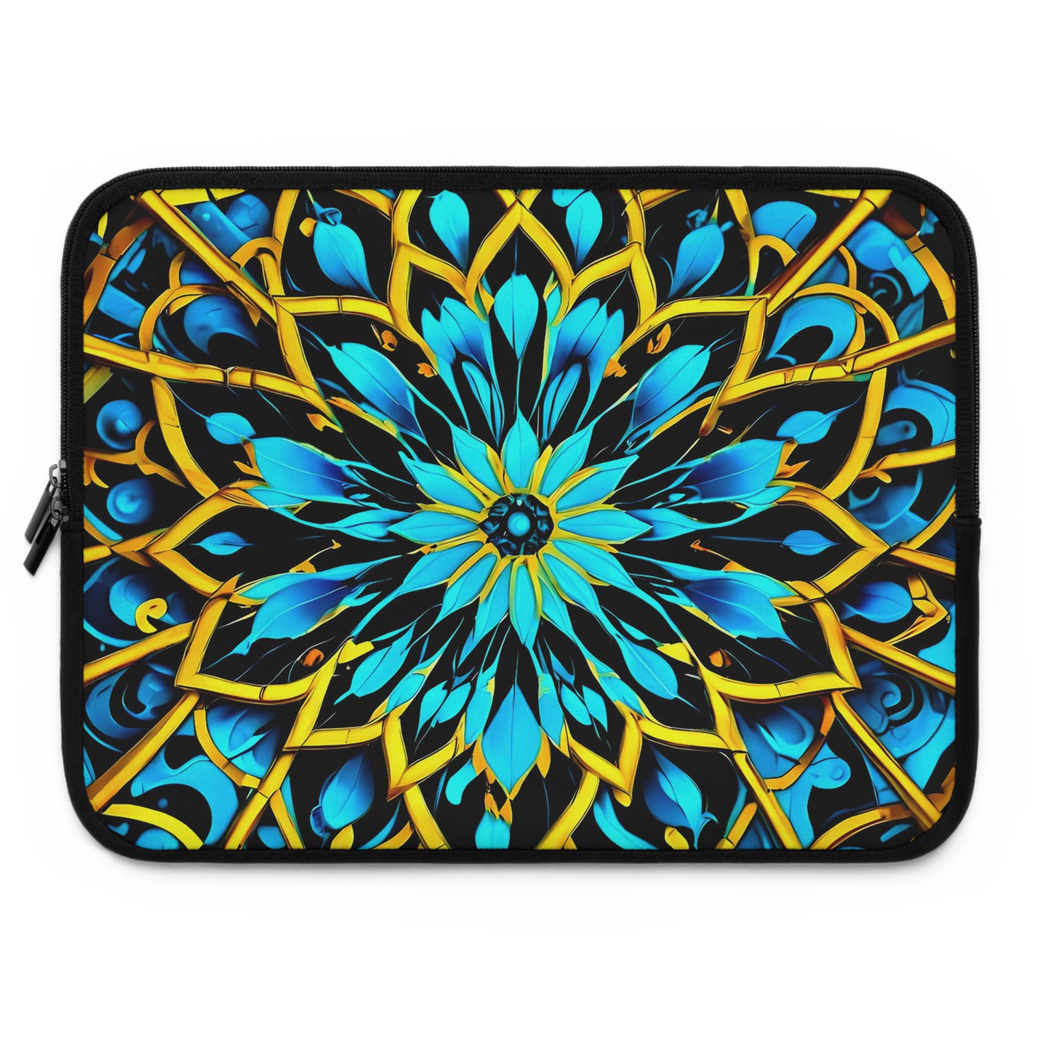 Blue Lace A - Laptop Sleeve