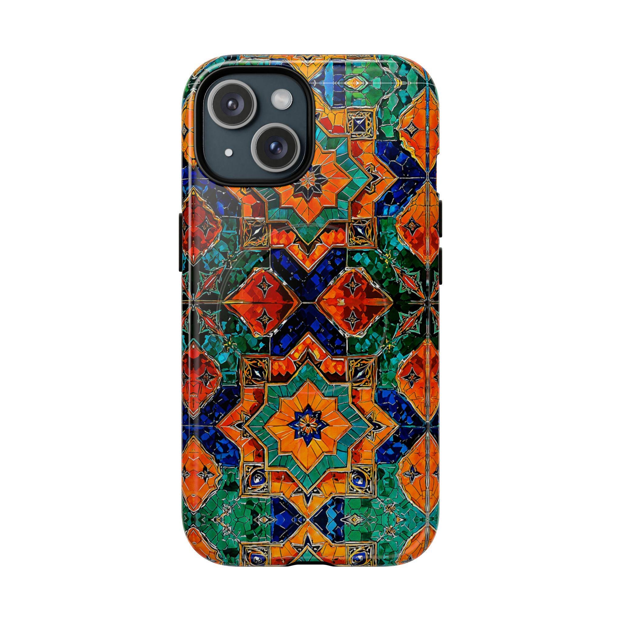 Moroccan Style iPhone Magnetic Case - Walt Smith Fiji Ocean Art - Supports ADE Reef Restoration