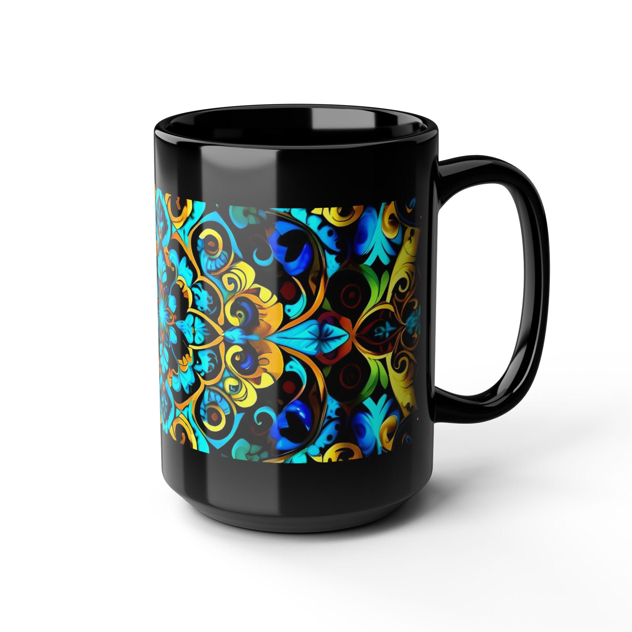 Blue Lace C - Coffee Mug