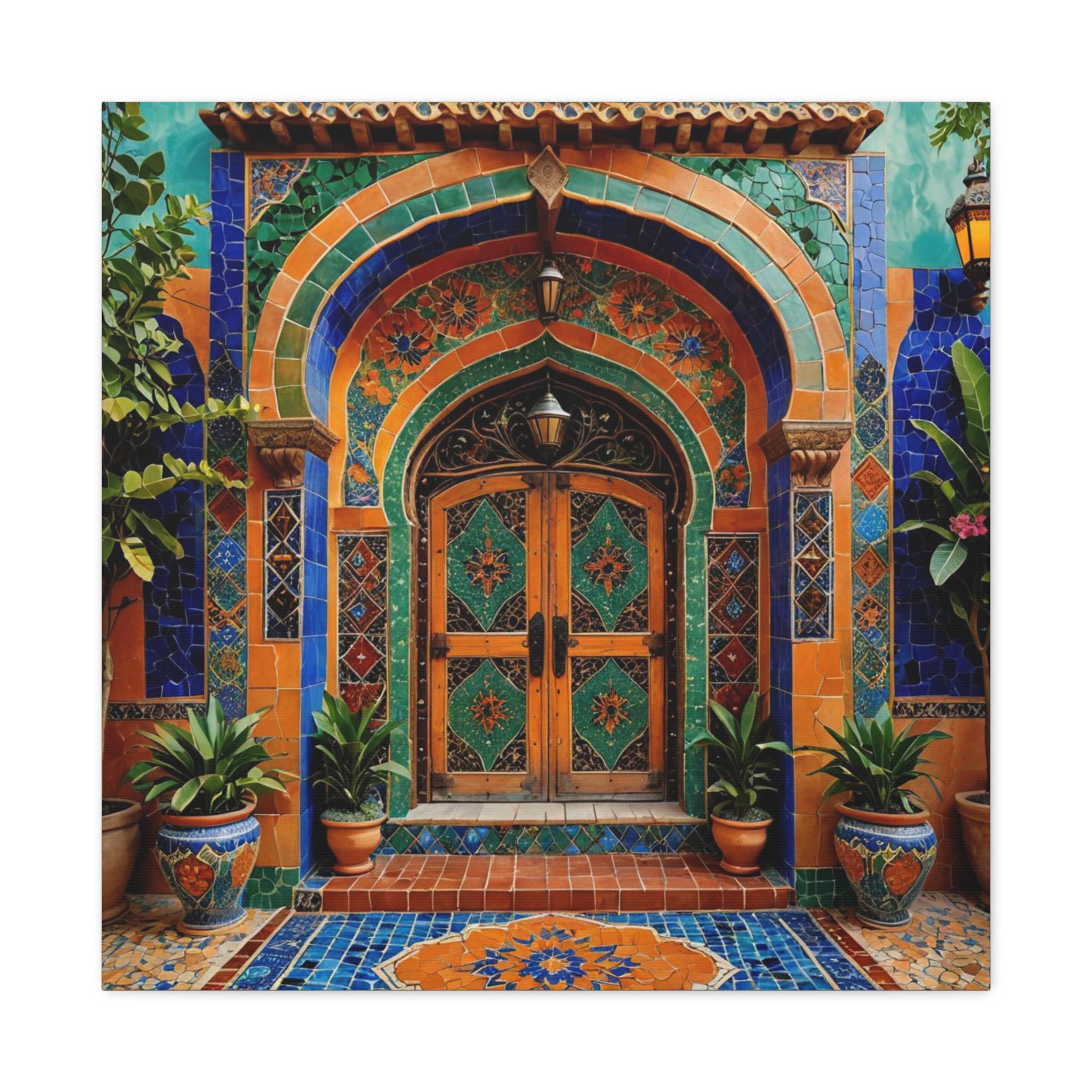 Village Door - Canvas Wall Art