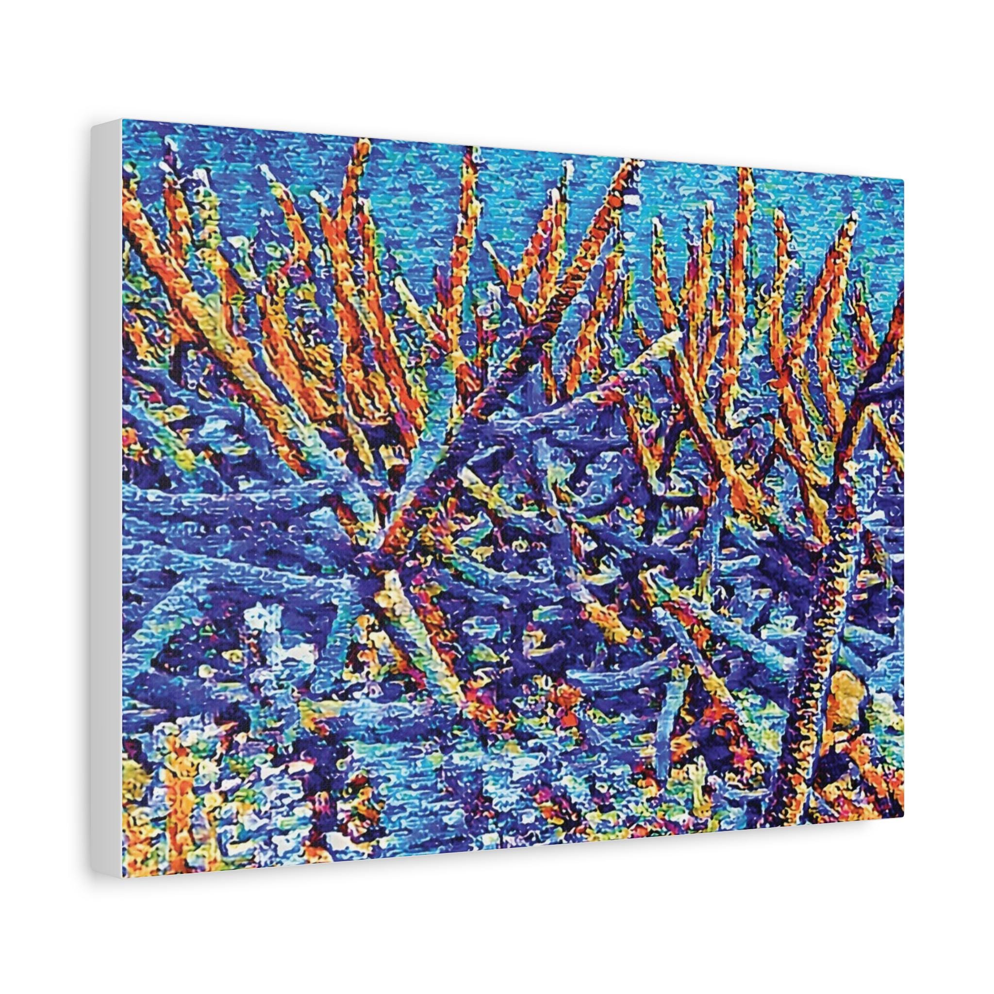 Stag Garden - Canvas Wall Art