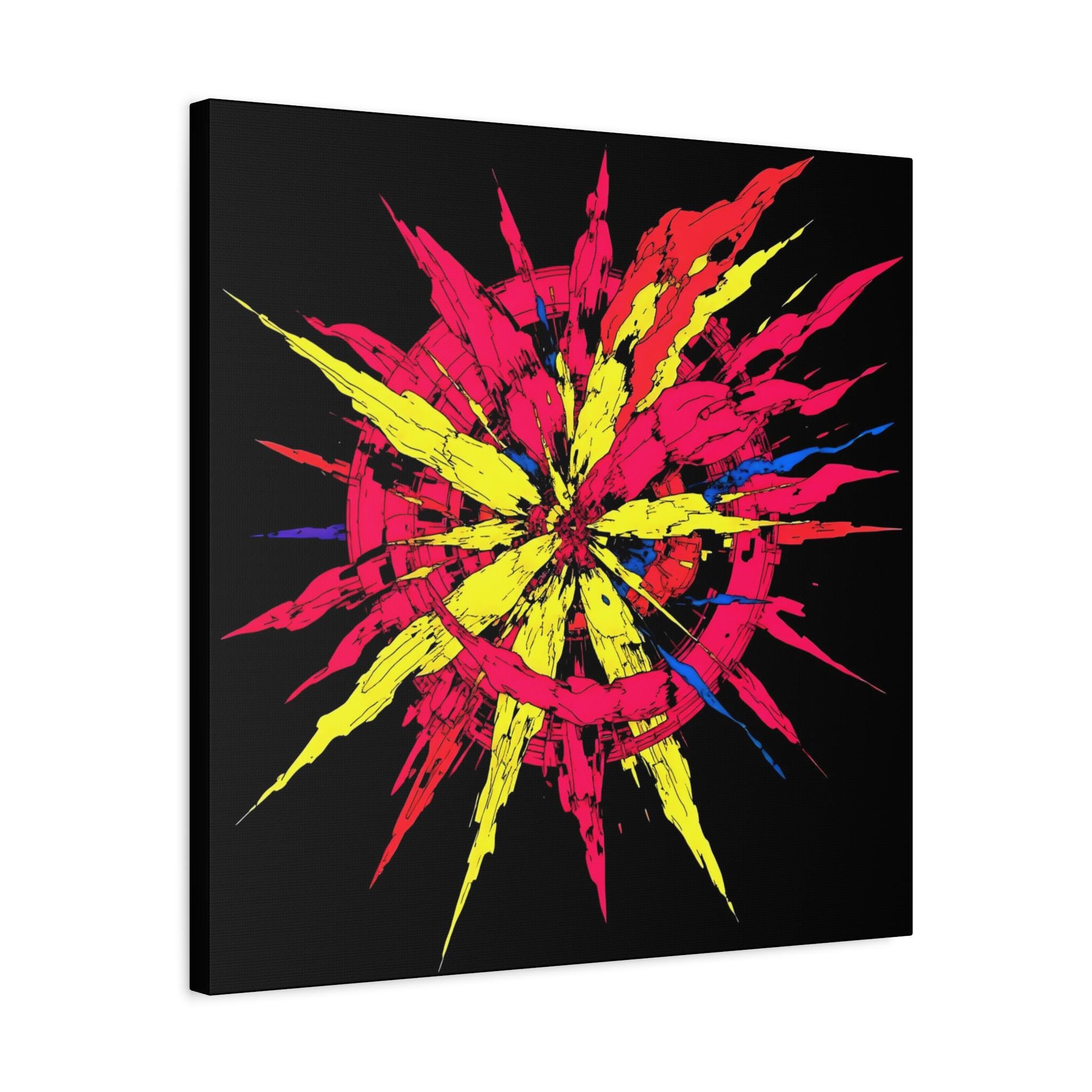 Splat Canvas Wall Art