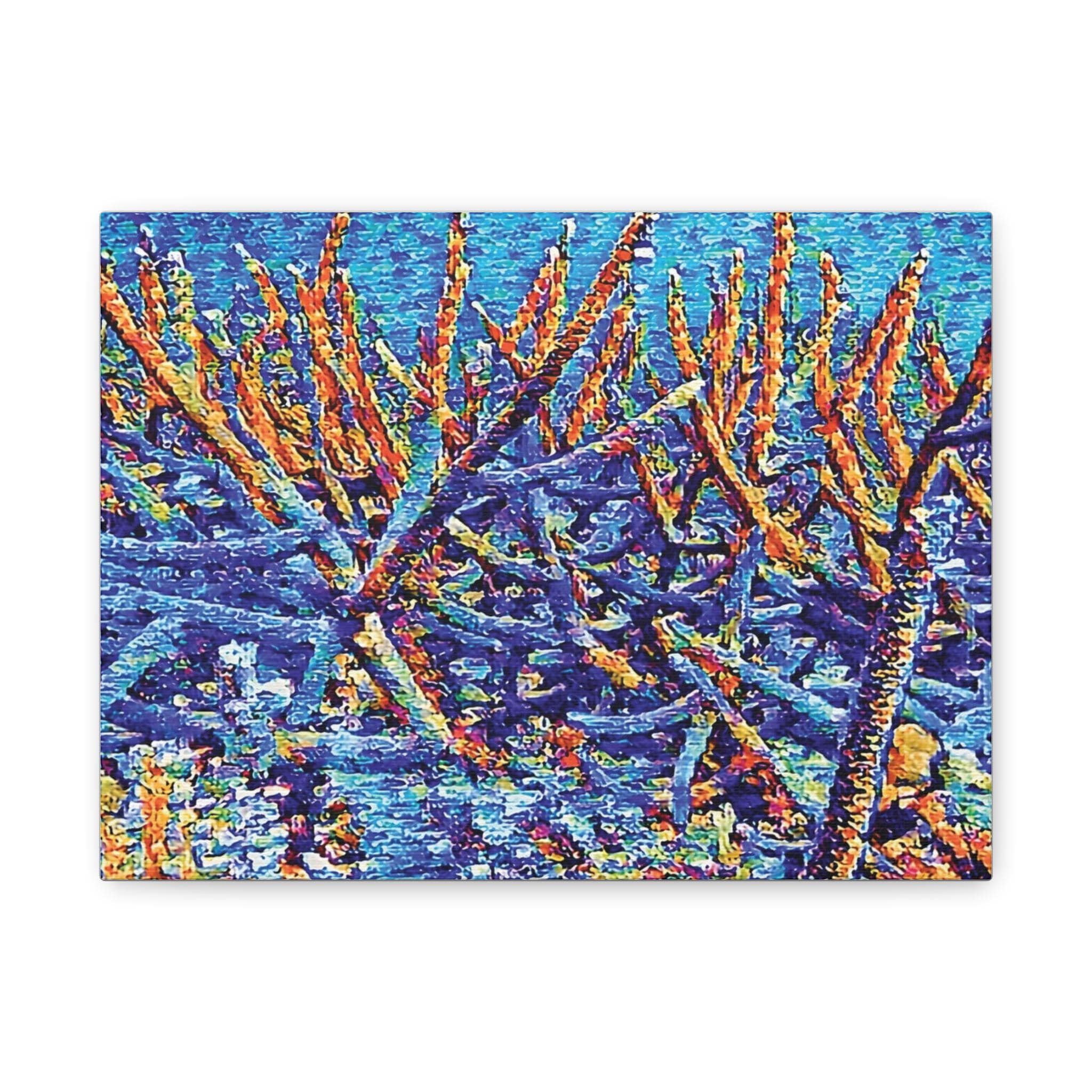 Stag Garden - Canvas Wall Art
