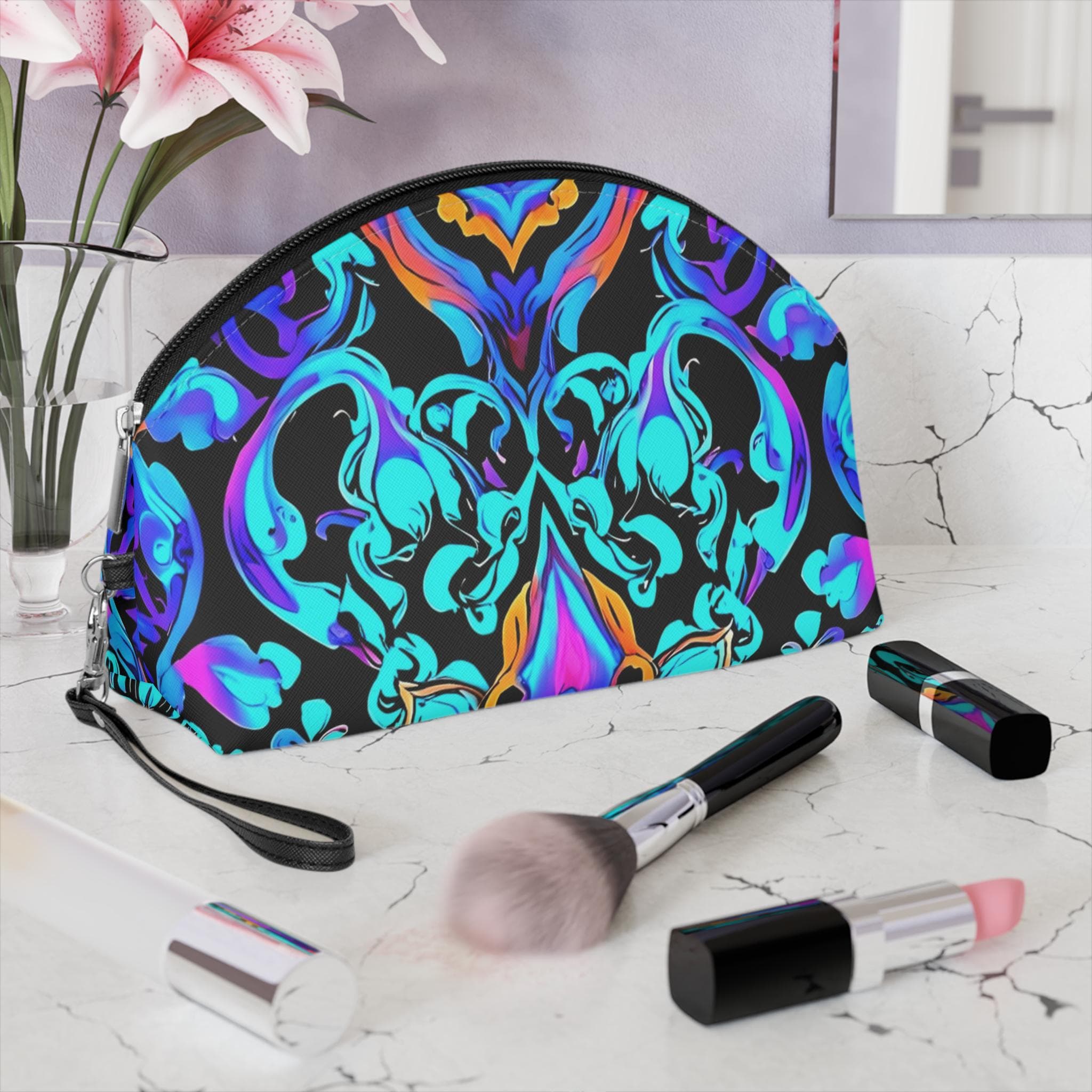 Purple F - Makeup Bag