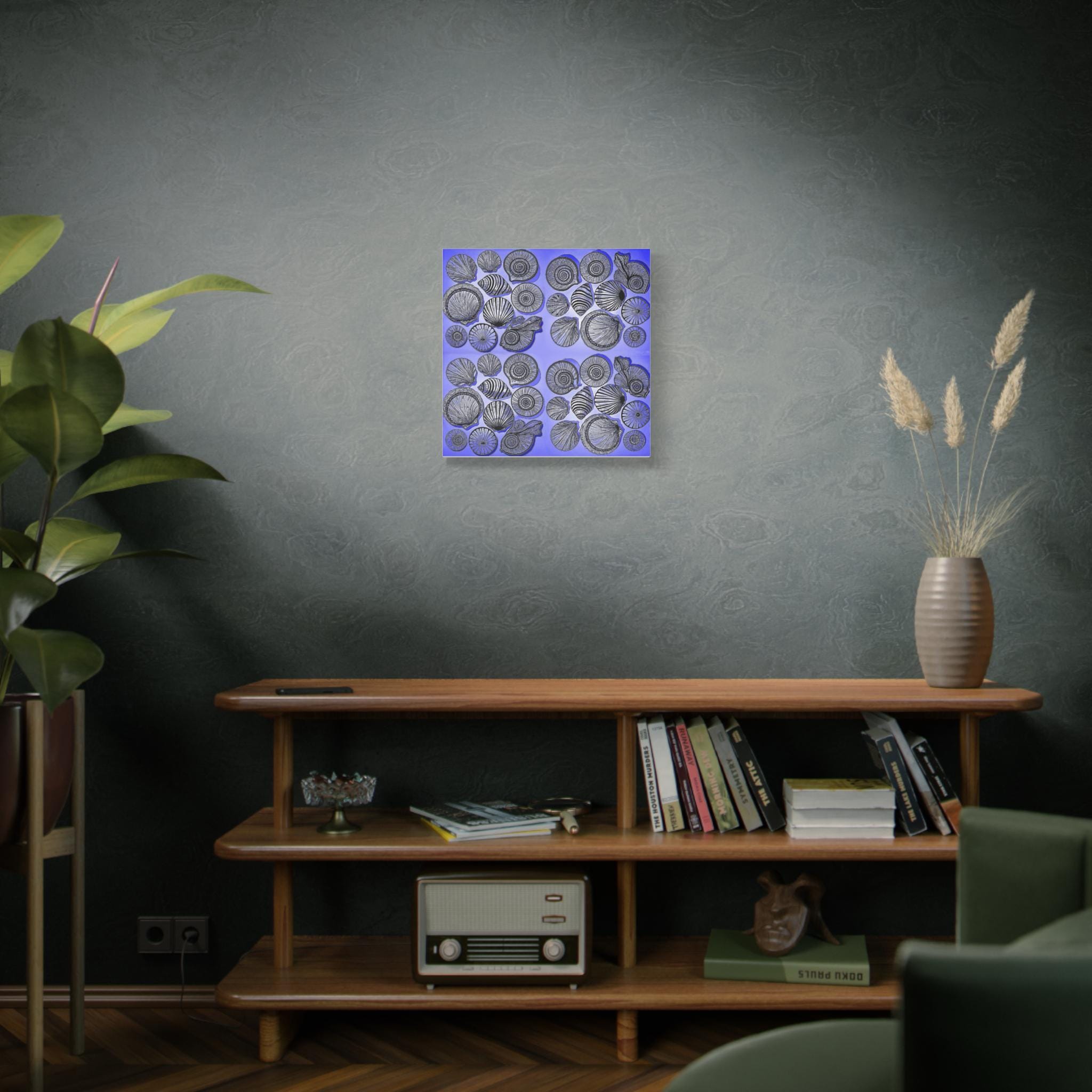 Shells Blue - Canvas Wall Art