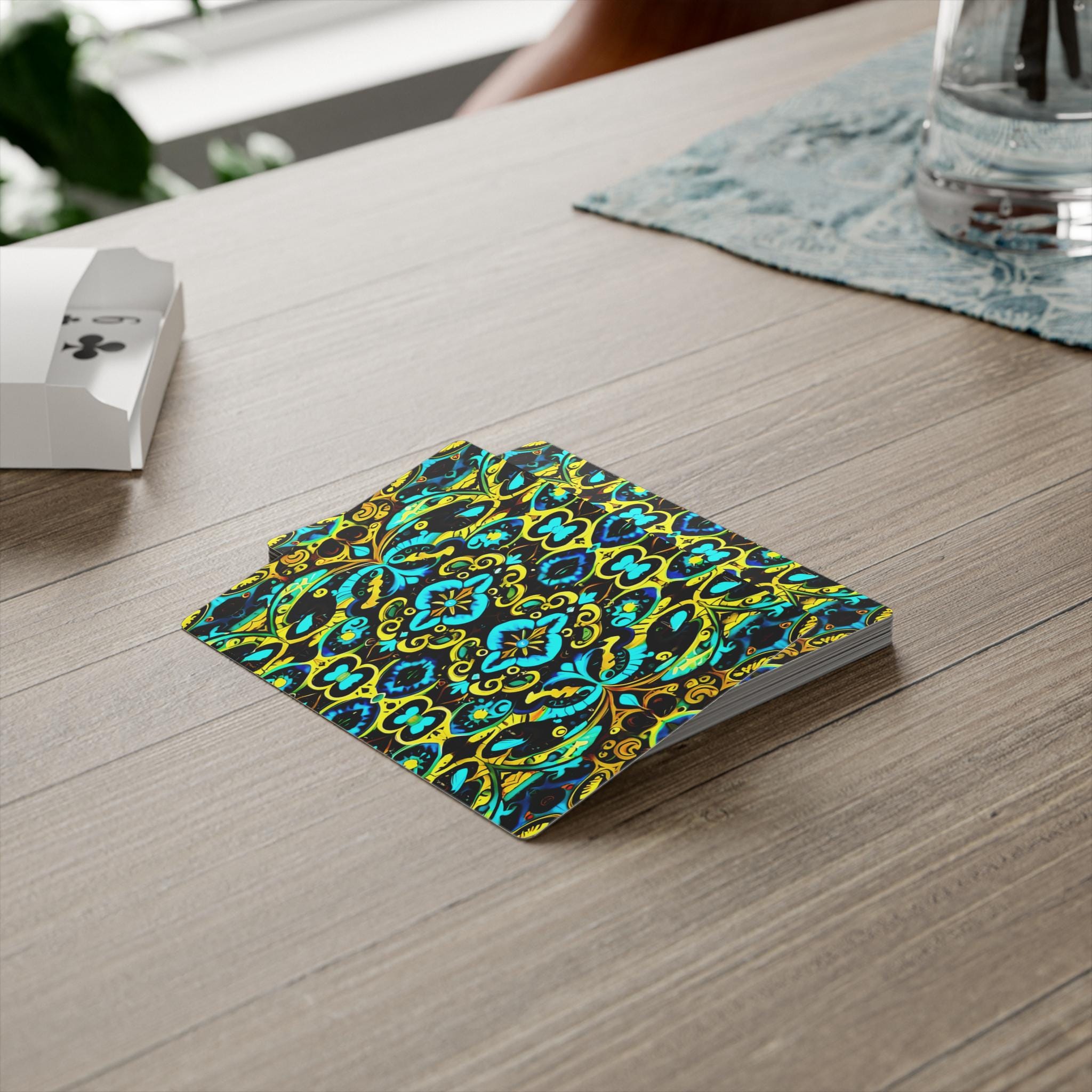 Blue Lace E - Poker Cards