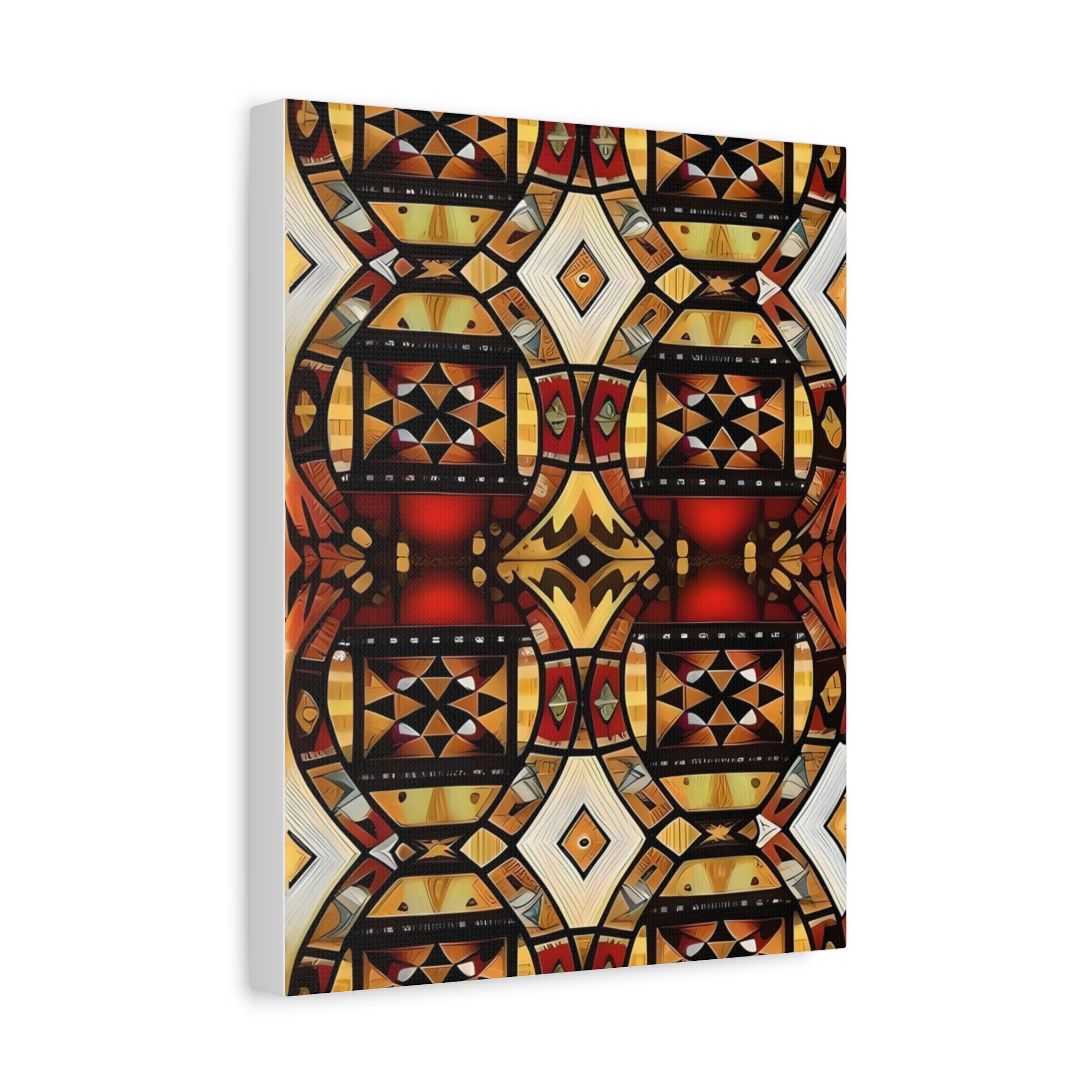 Tapa Squares A - Canvas Wall Art