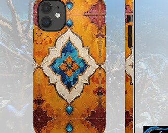 Morocco Tiles iPhone Tough Case - Walt Smith Fiji Ocean Art - Supports ADE Reef Restoration