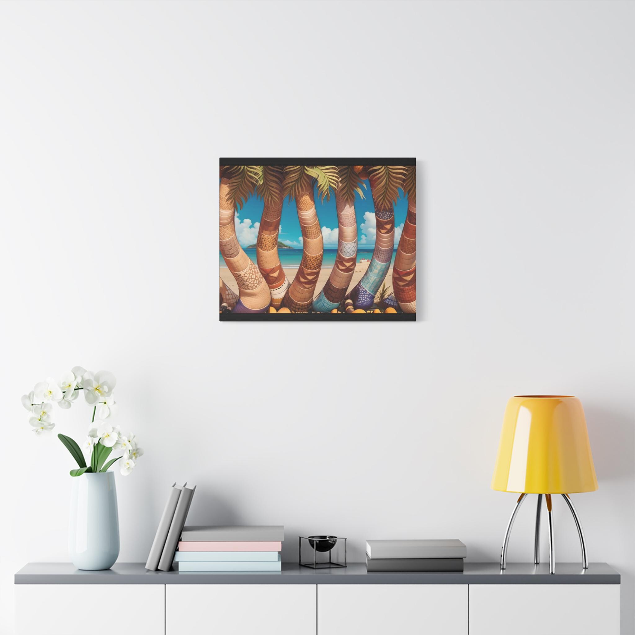 Happy Trees Canvas Wall Art