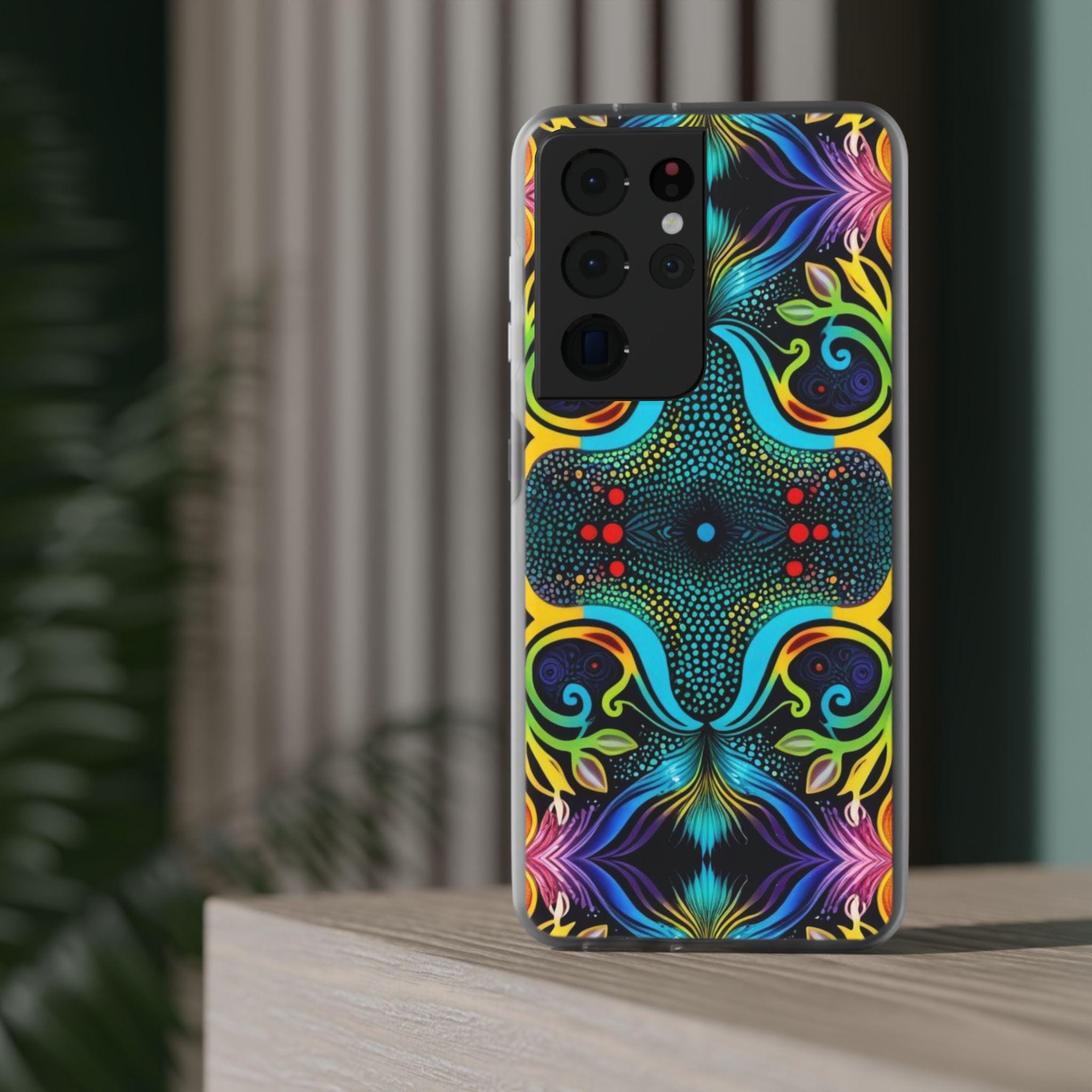 Psychedelic Abo Android Flexi Case - Walt Smith Fiji Ocean Art - Supports ADE Reef Restoration