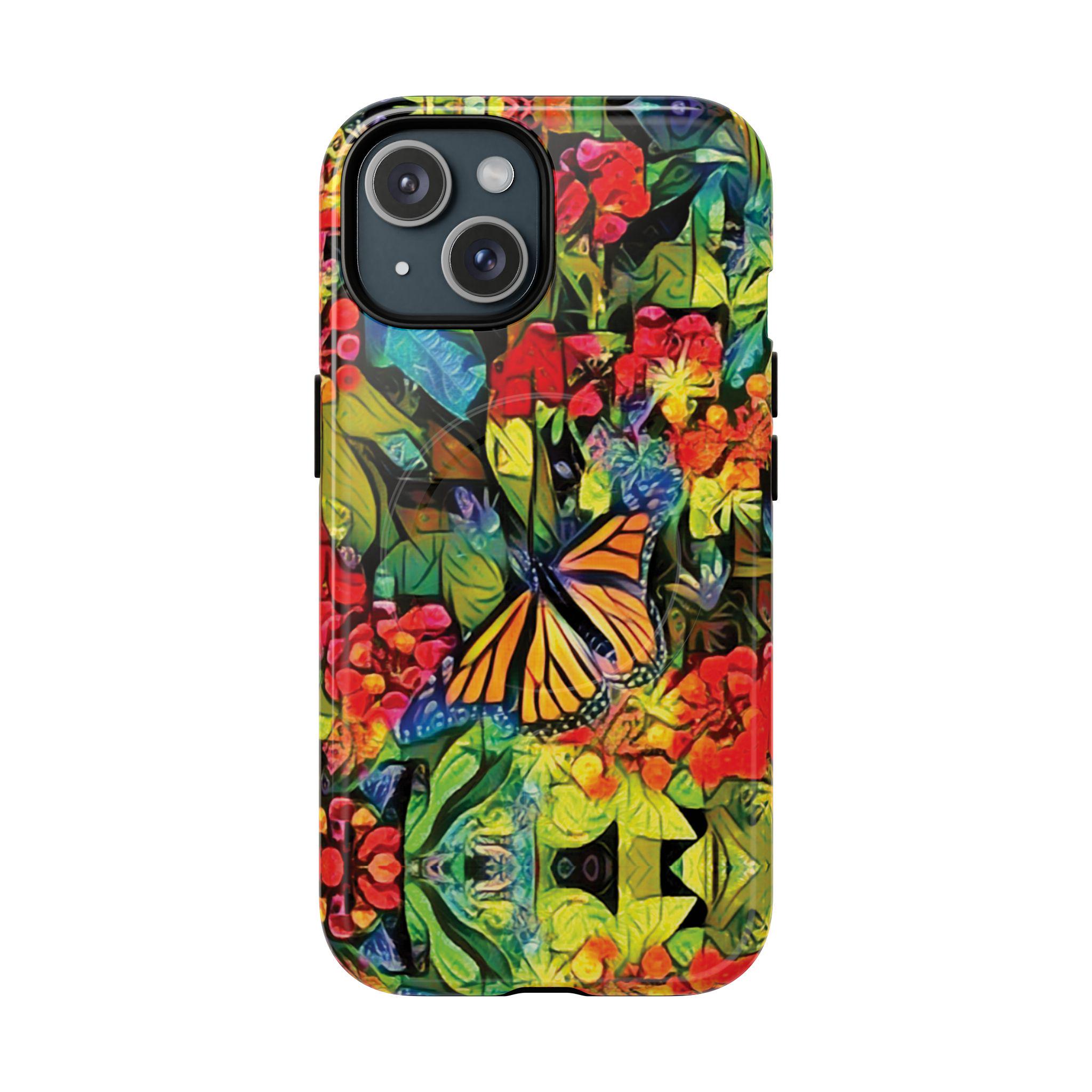 Monarch Garden iPhone Magnetic Case - Walt Smith Fiji Ocean Art - Supports ADE Reef Restoration