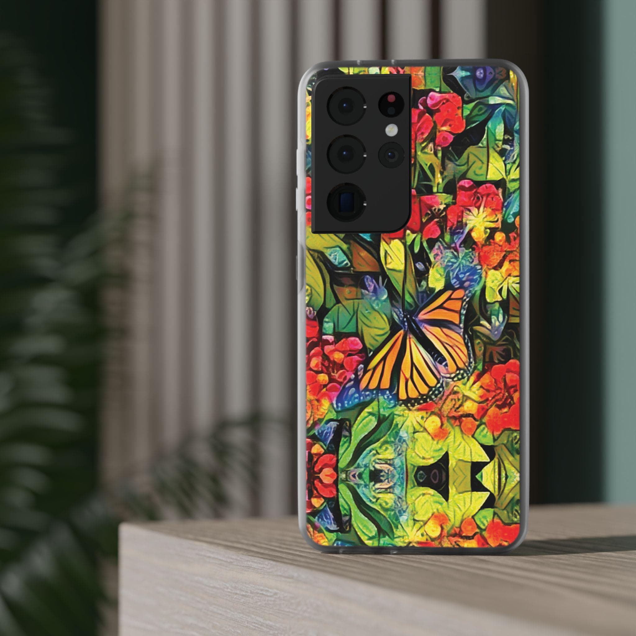 Monarch Garden Android Flexi Case - Walt Smith Fiji Ocean Art - Supports ADE Reef Restoration