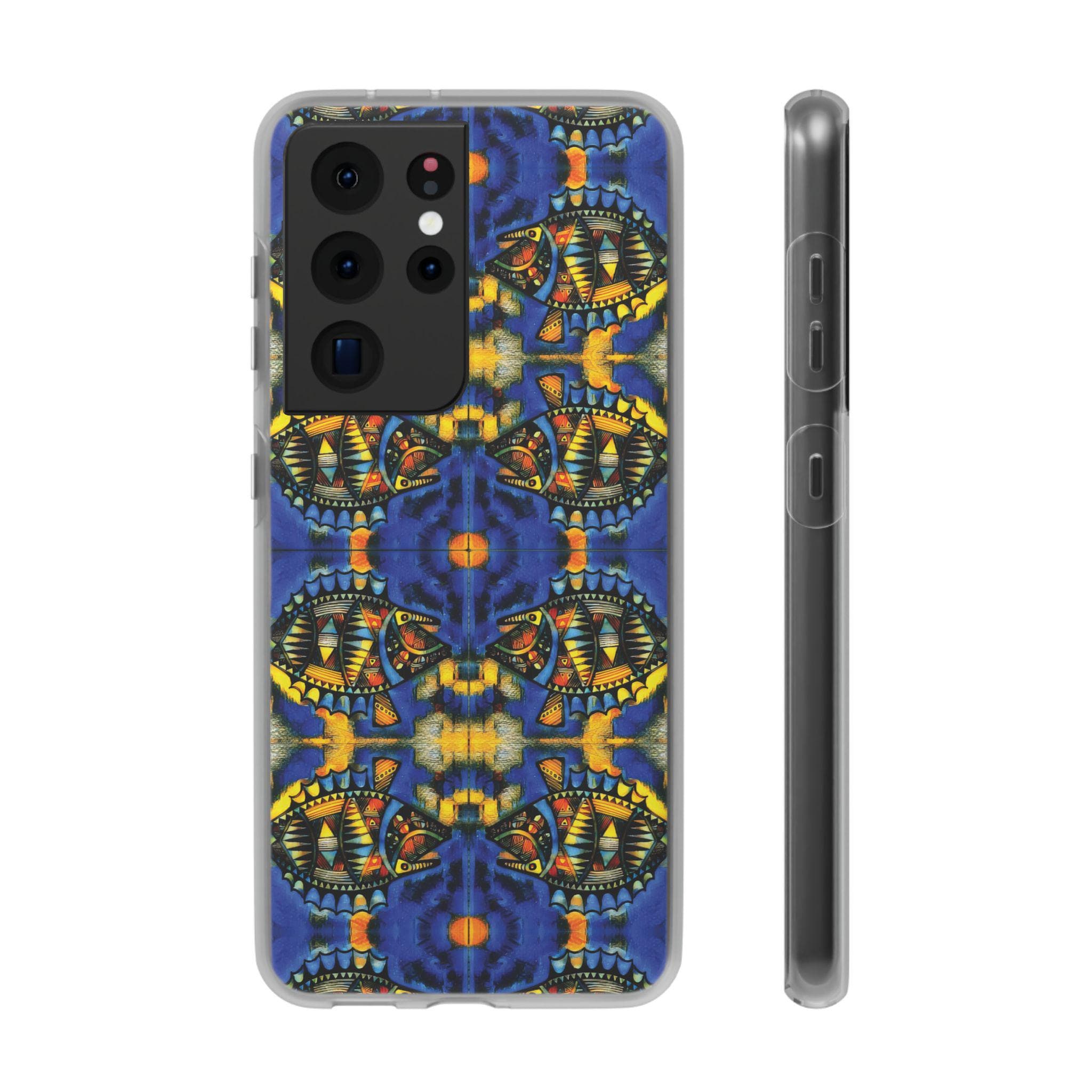 Unicorn Tang Android Flexi Case - Walt Smith Fiji Ocean Art - Supports ADE Reef Restoration