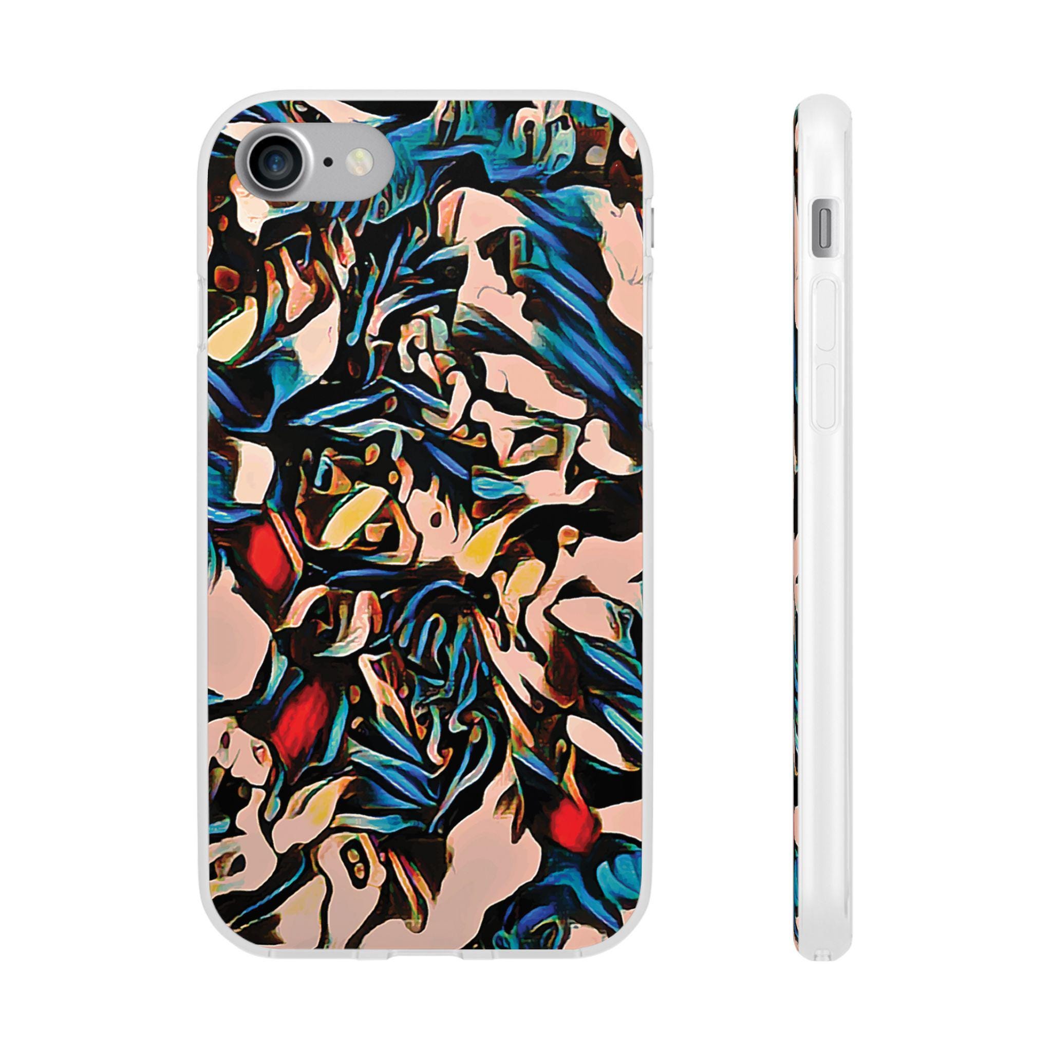 Black Rose iPhone Flexi Case - Walt Smith Fiji Ocean Art - Supports ADE Reef Restoration