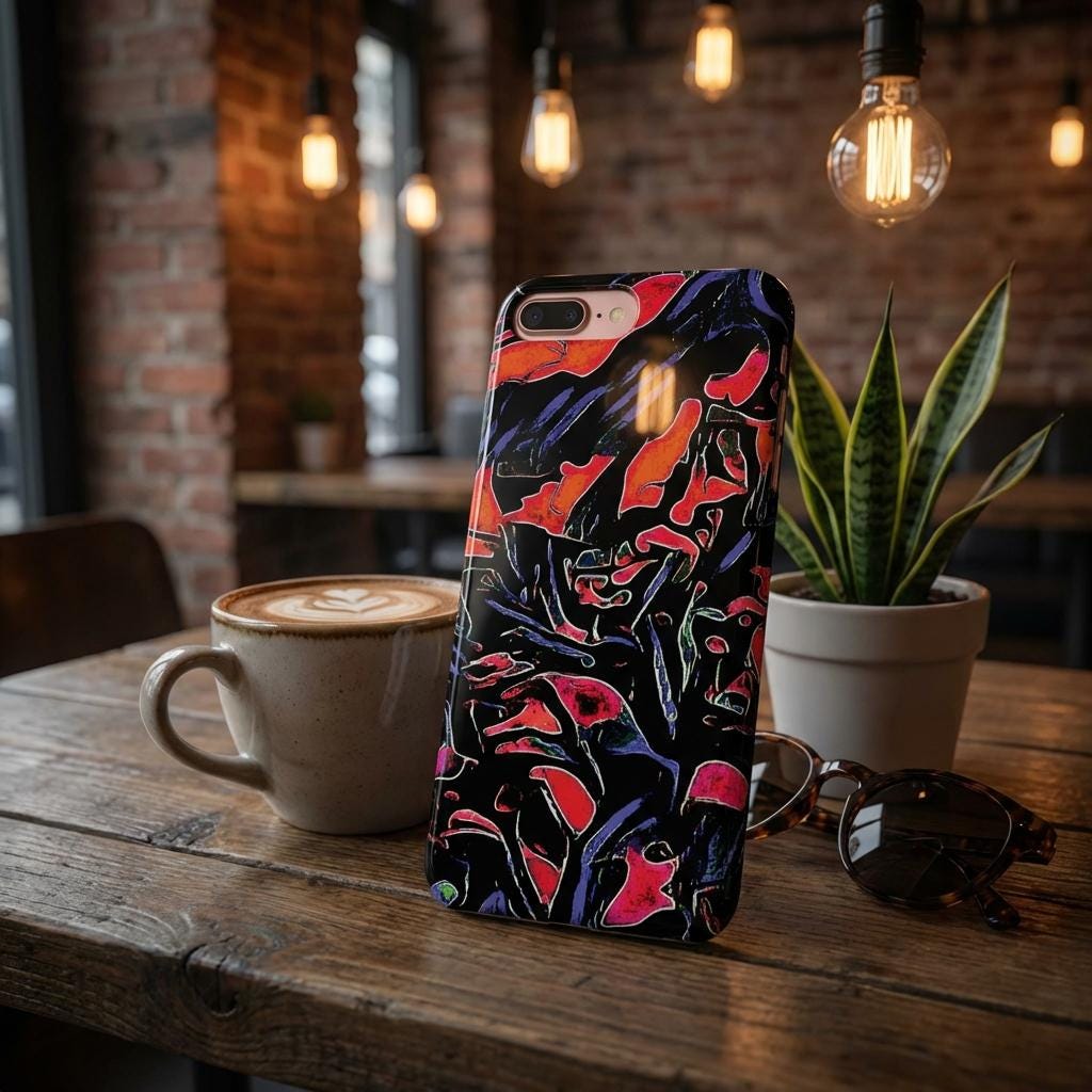 Dark Rider iPhone Snap Case - Walt Smith Fiji Ocean Art - Supports ADE Reef Restoration