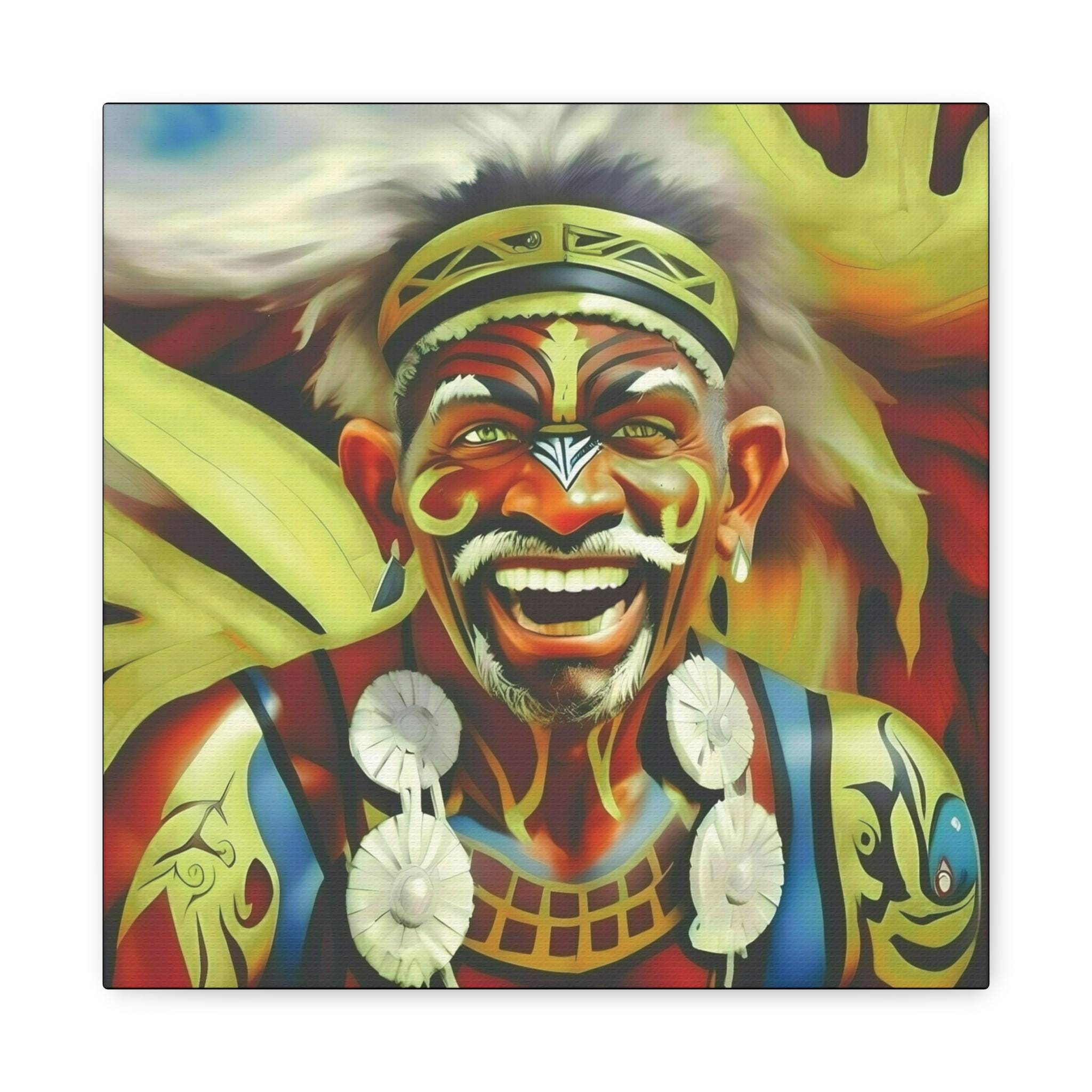 Village Elder Canvas Wall Art