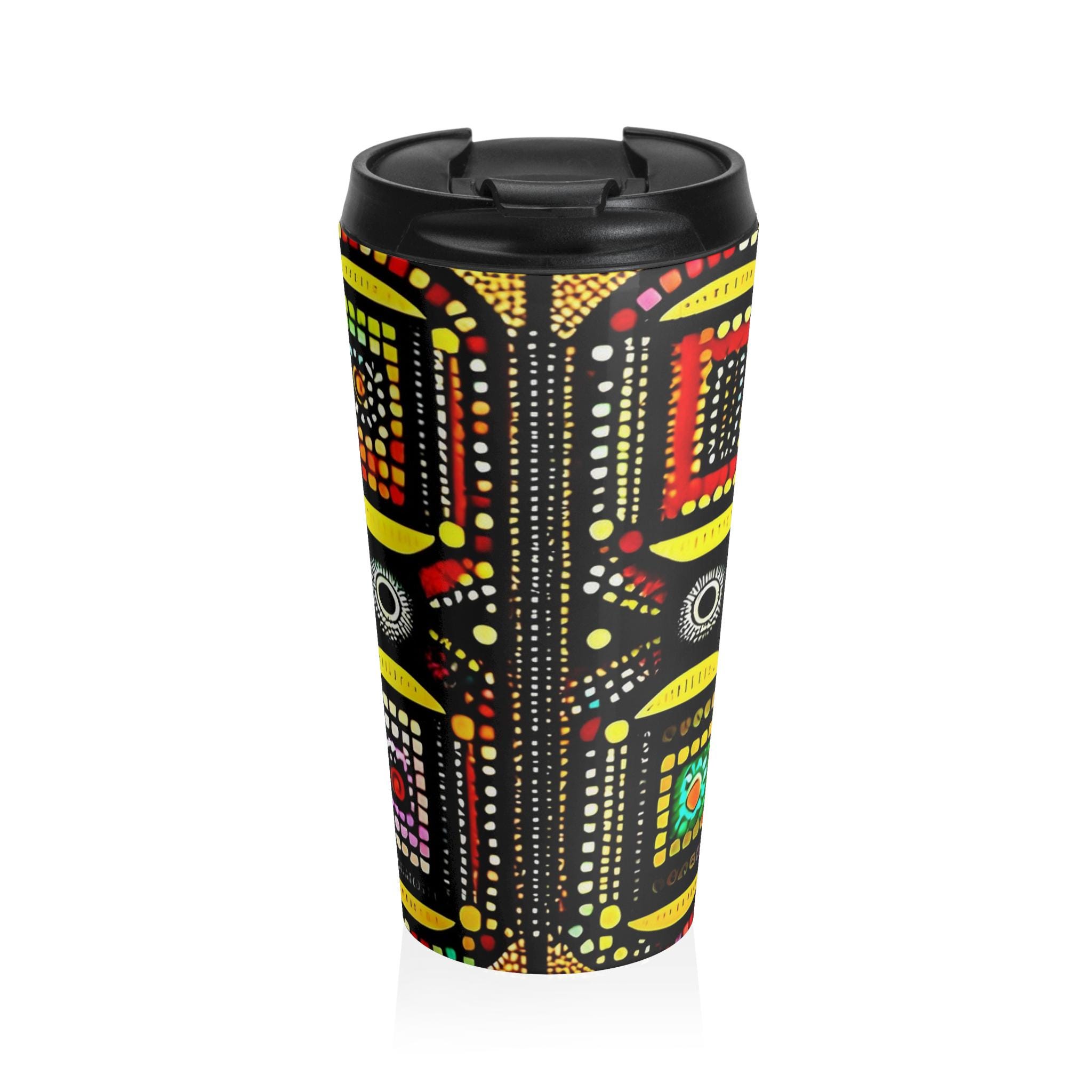 Square Dots - Travel Mug