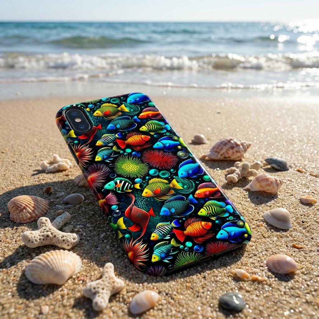 Something Fishy iPhone Snap Case - Walt Smith Fiji Ocean Art - Supports ADE Reef Restoration